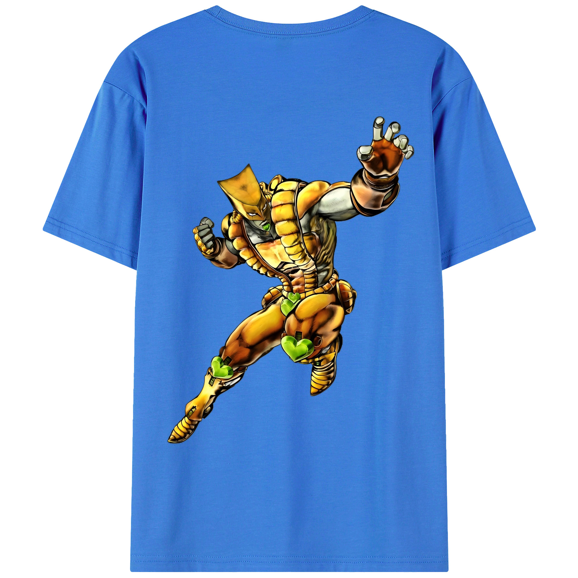 （画像用） ジョジョの奇妙な冒険 ディオ?ブランドー JoJo's Bizarre Adventure Dio Brando 綿100％ メンズ半袖Tシャツ（バックプリント） 通気性