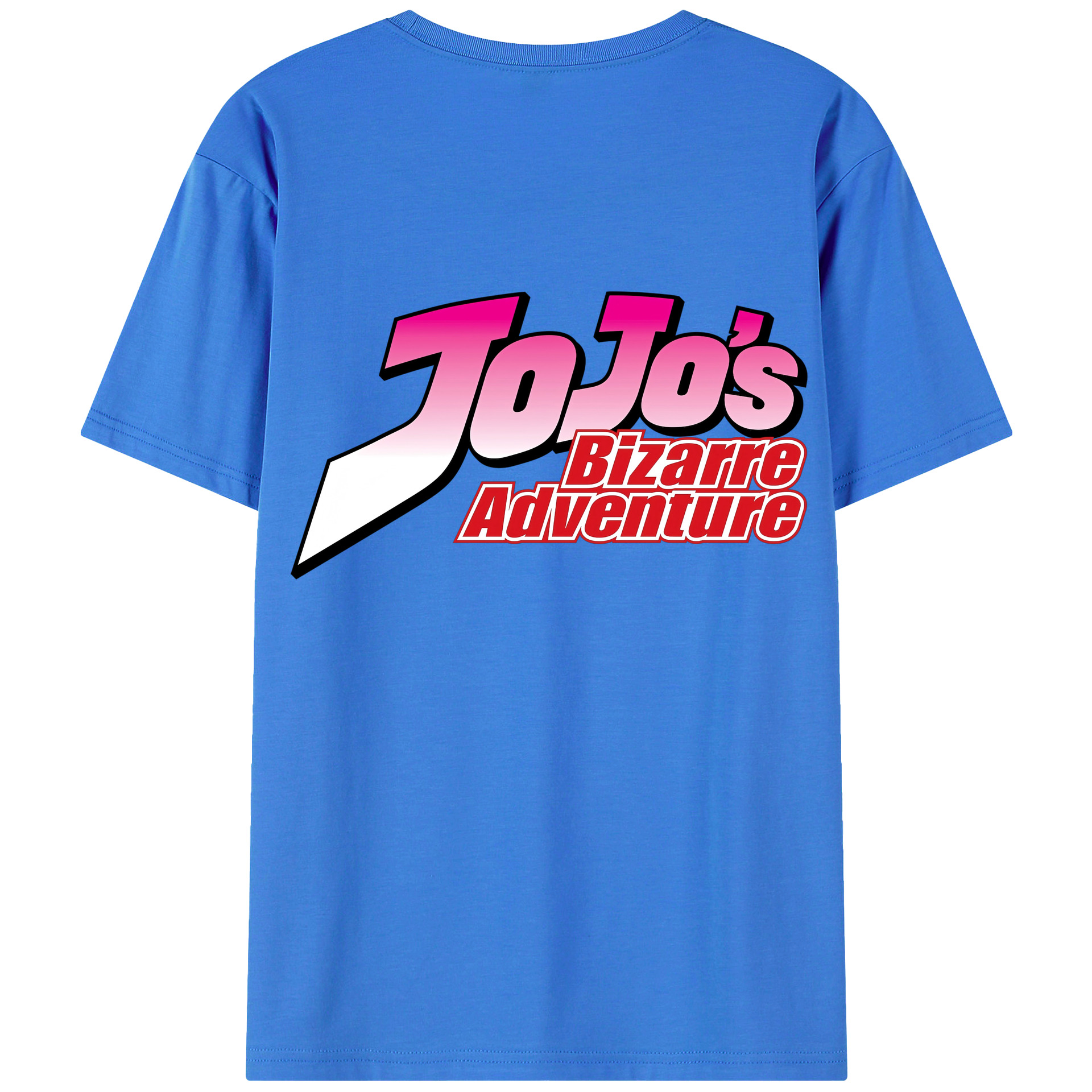 （画像用） ジョジョの奇妙な冒険 JoJo's Bizarre Adventure 綿100％ メンズ半袖Tシャツ（バックプリント） 通気性