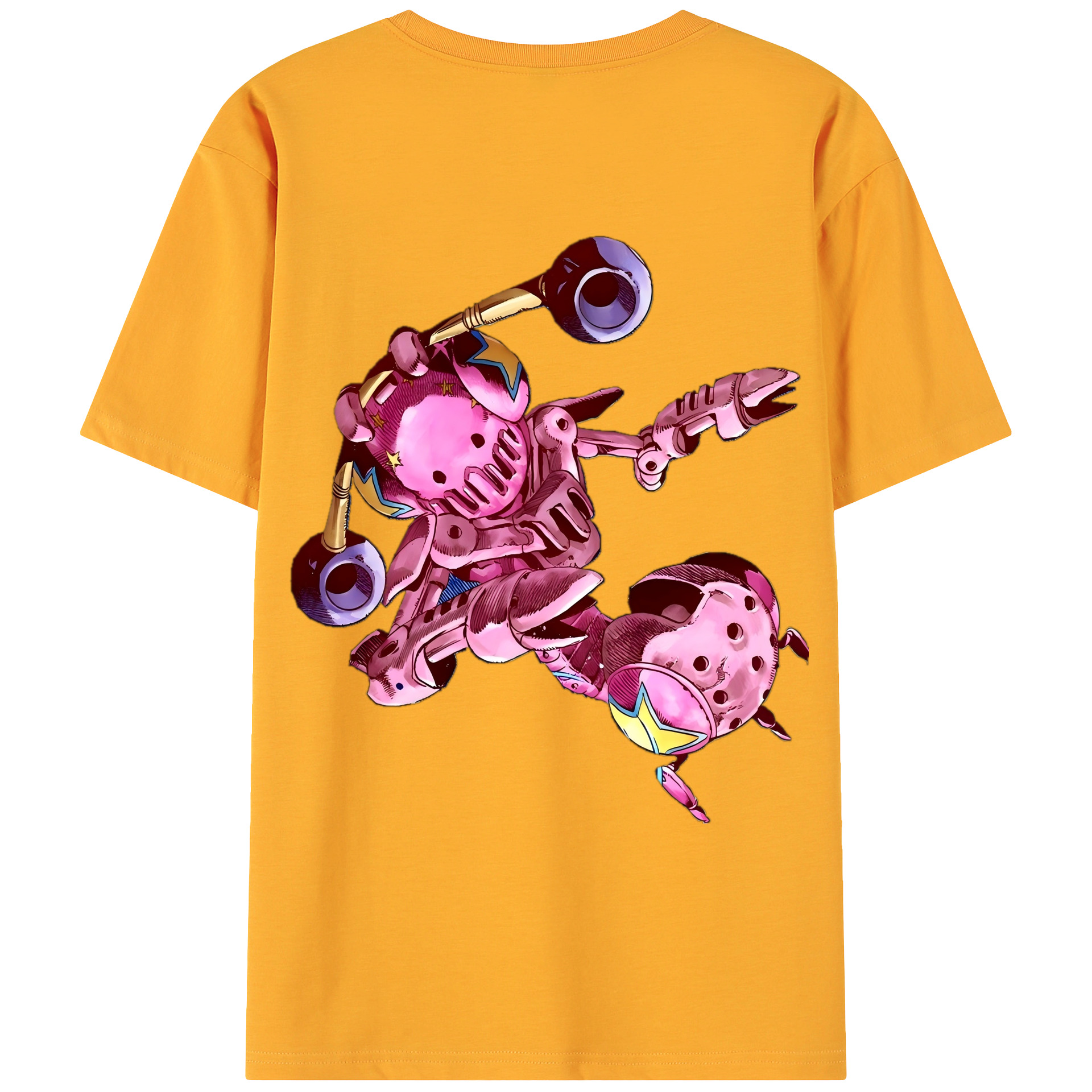 （画像用） ジョジョの奇妙な冒険 ジョナサン?ジョースター JoJo's Bizarre Adventure Jonathan Joestar 綿100％ メンズ半袖Tシャツ（バックプリント） 通気性