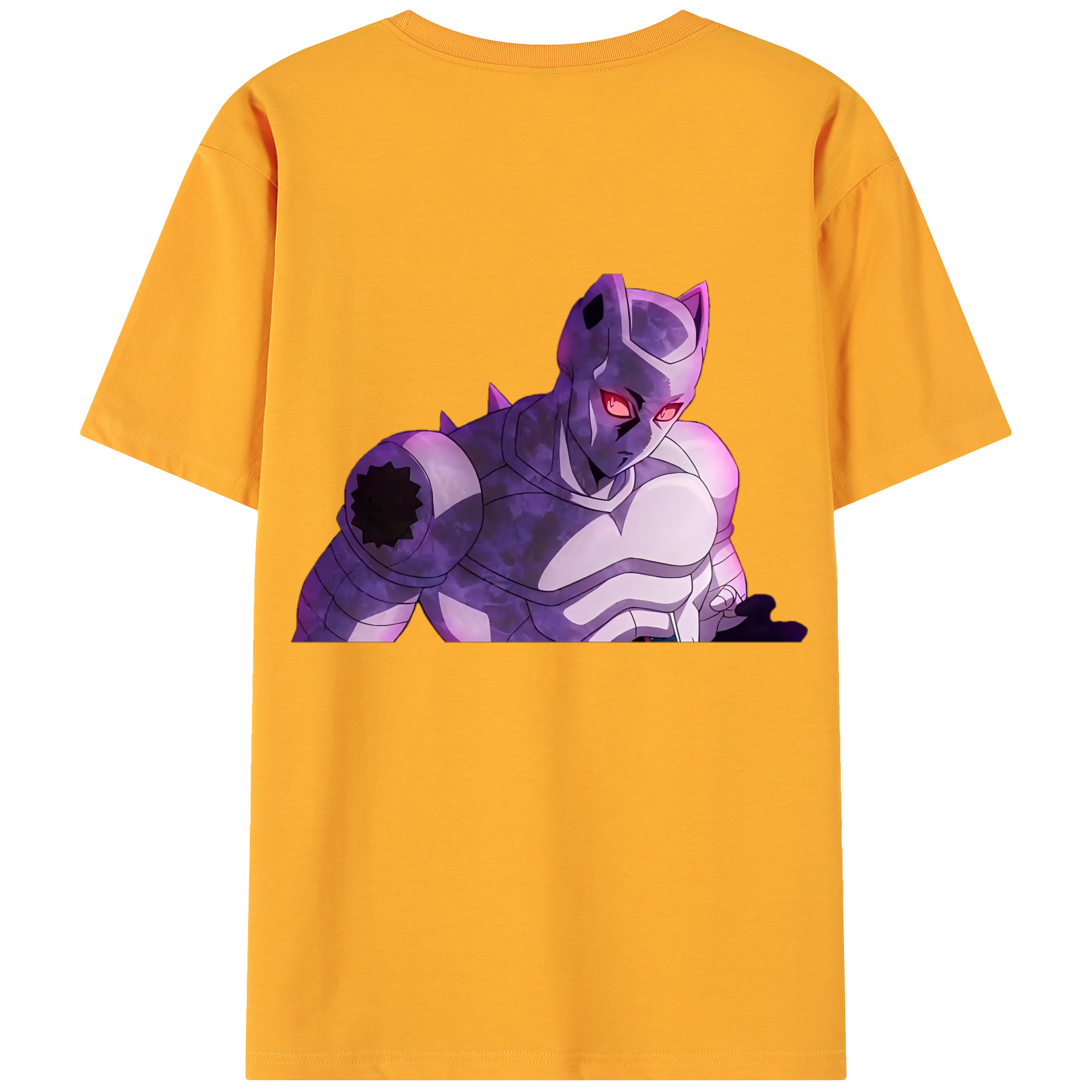 （画像用） ジョジョの奇妙な冒険 きら よしかげ JoJo's Bizarre Adventure Kira Yoshikage 綿100％ メンズ半袖Tシャツ（バックプリント） 通気性