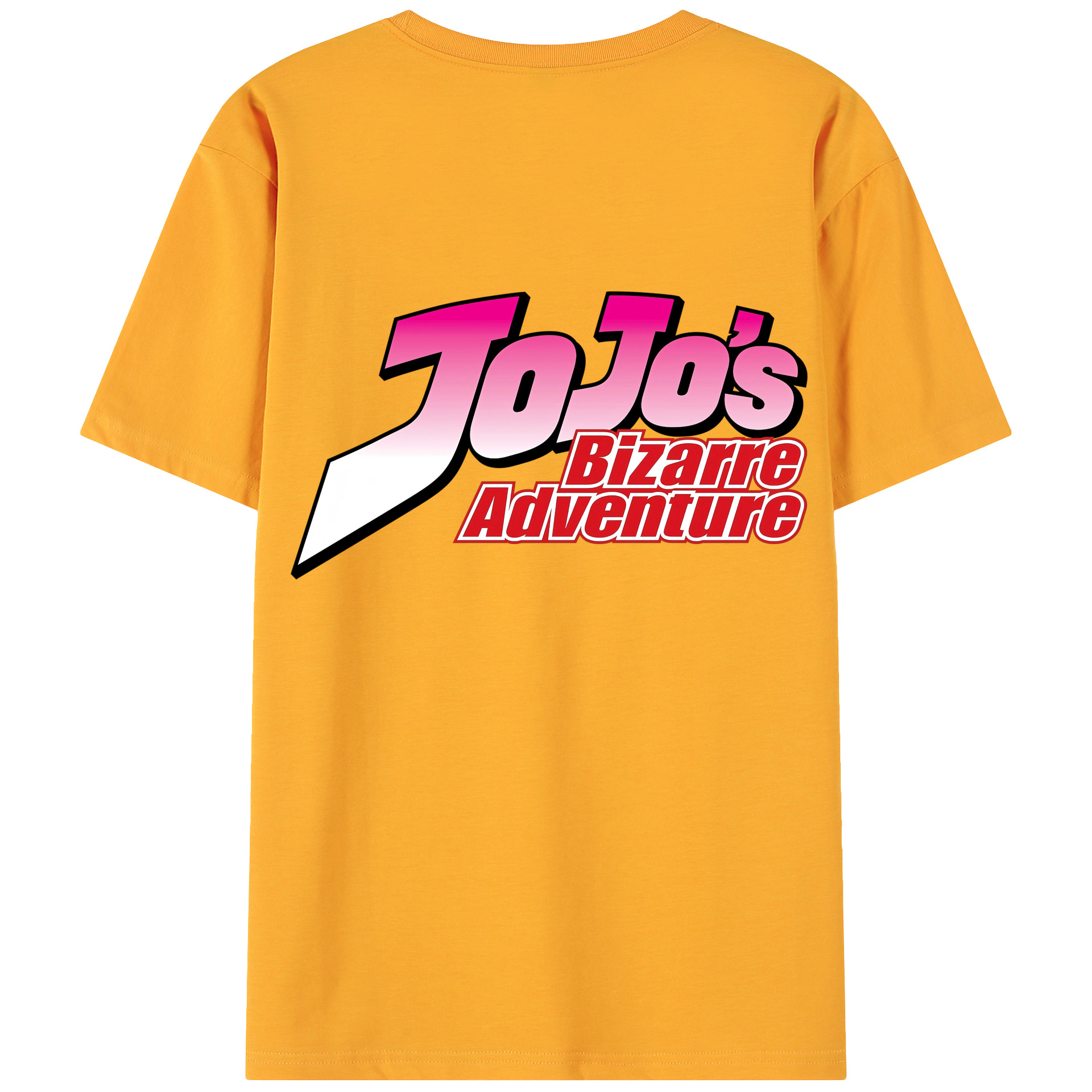 （画像用） ジョジョの奇妙な冒険 JoJo's Bizarre Adventure 綿100％ メンズ半袖Tシャツ（バックプリント） 通気性