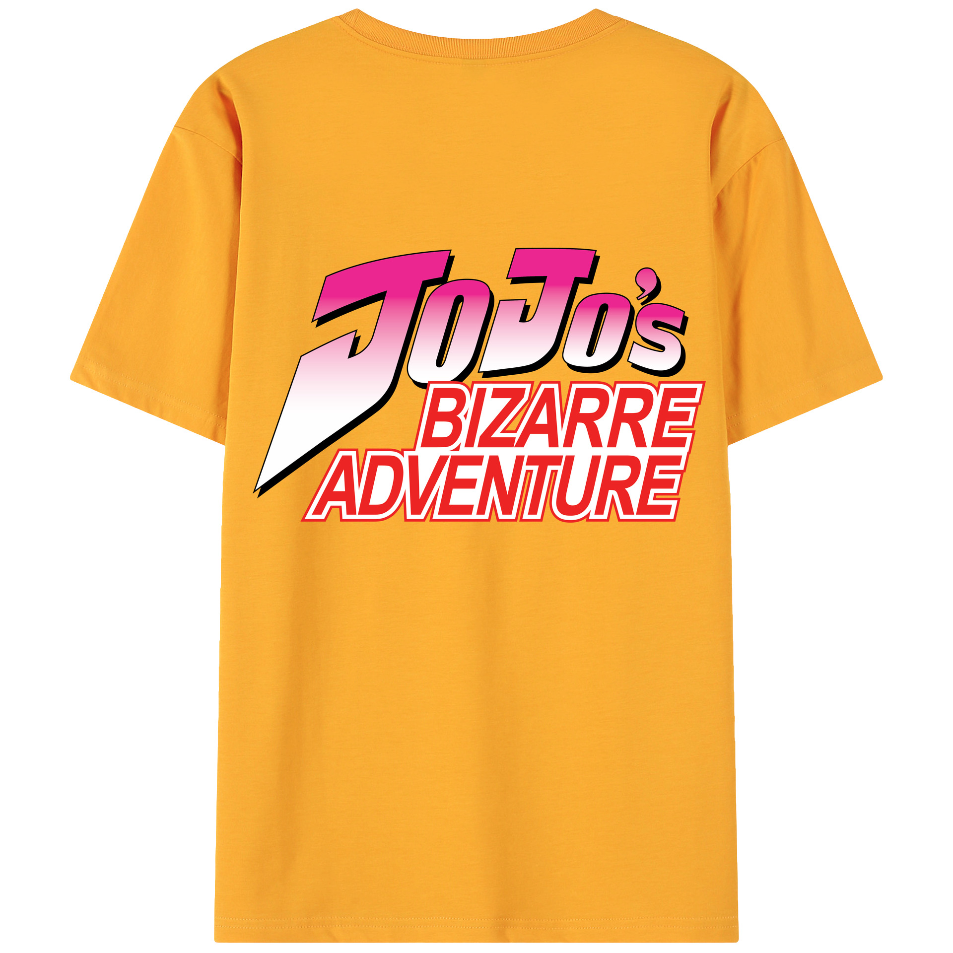 （画像用） ジョジョの奇妙な冒険 JoJo's Bizarre Adventure 綿100％ メンズ半袖Tシャツ（バックプリント） 通気性