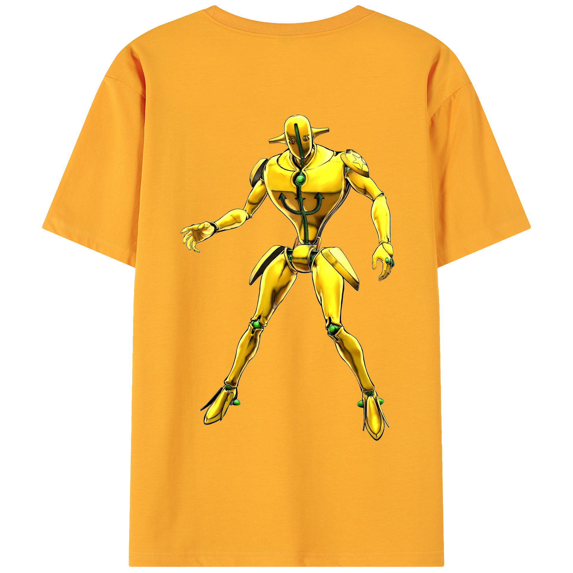 （画像用） ジョジョの奇妙な冒険 JoJo's Bizarre Adventure 綿100％ メンズ半袖Tシャツ（バックプリント） 通気性