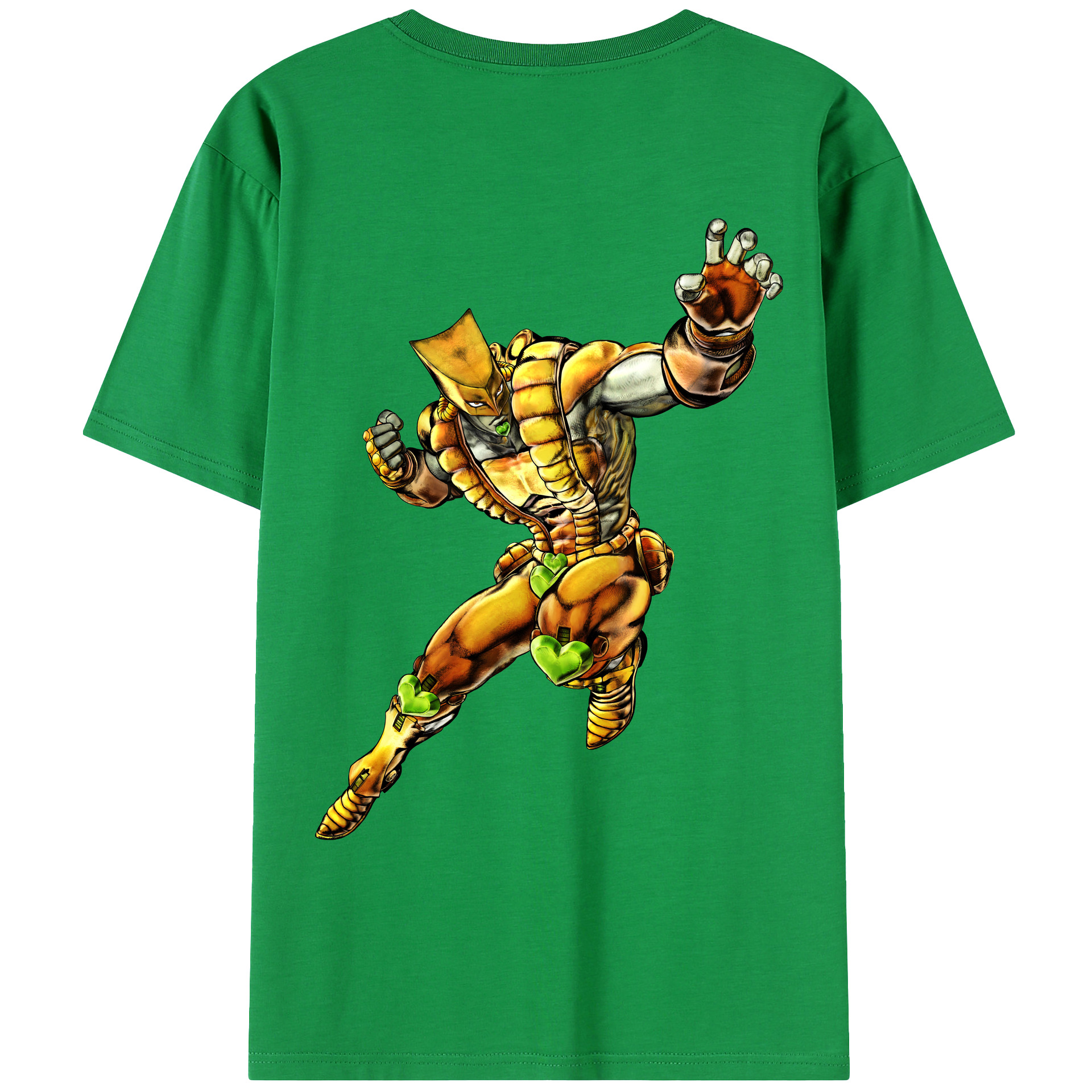 （画像用） ジョジョの奇妙な冒険 ディオ?ブランドー JoJo's Bizarre Adventure Dio Brando 綿100％ メンズ半袖Tシャツ（バックプリント） 通気性
