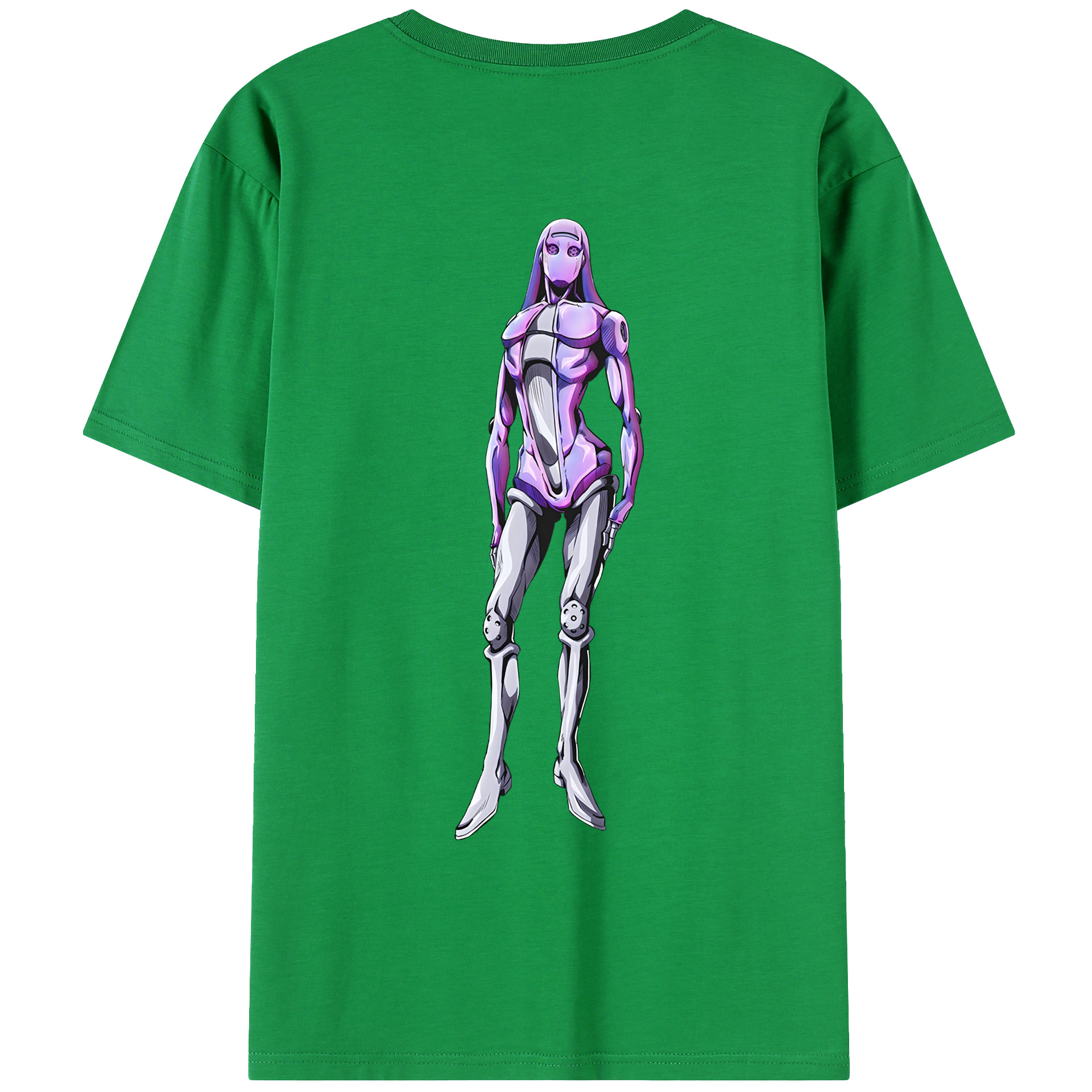 （画像用） ジョジョの奇妙な冒険 JoJo's Bizarre Adventure 綿100％ メンズ半袖Tシャツ（バックプリント） 通気性