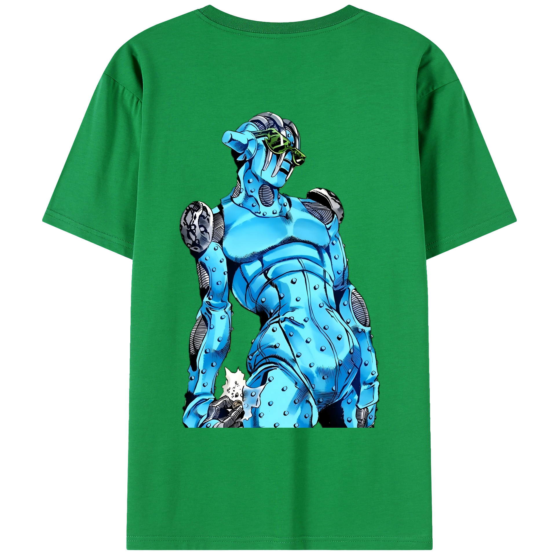 （画像用） ジョジョの奇妙な冒険 JoJo's Bizarre Adventure 綿100％ メンズ半袖Tシャツ（バックプリント） 通気性