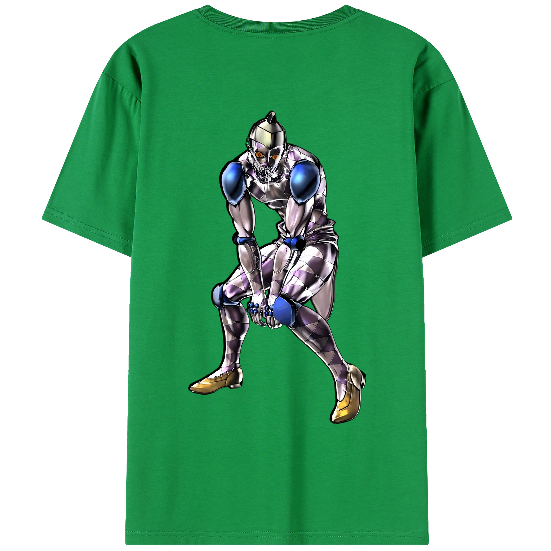 （画像用） ジョジョの奇妙な冒険 JoJo's Bizarre Adventure 綿100％ メンズ半袖Tシャツ（バックプリント） 通気性