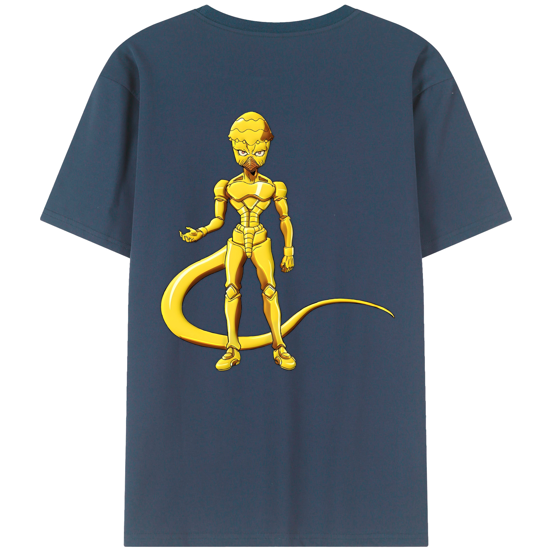 （画像用） ジョジョの奇妙な冒険 おといし あきら JoJo's Bizarre Adventure Akira Otoishi 綿100％ メンズ半袖Tシャツ（バックプリント） 通気性