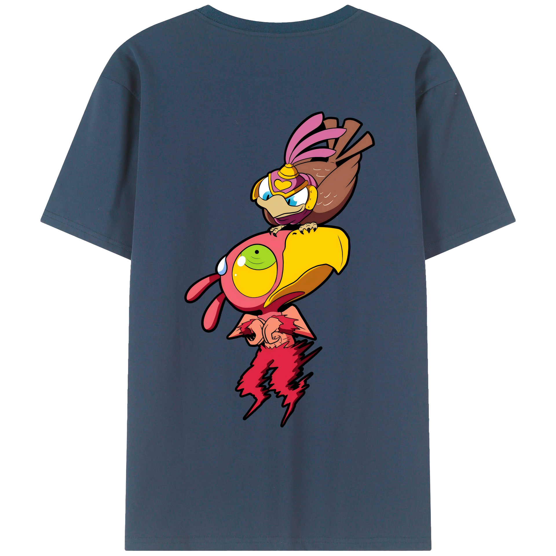 （画像用） ジョジョの奇妙な冒険 JoJo's Bizarre Adventure 綿100％ メンズ半袖Tシャツ（バックプリント） 通気性