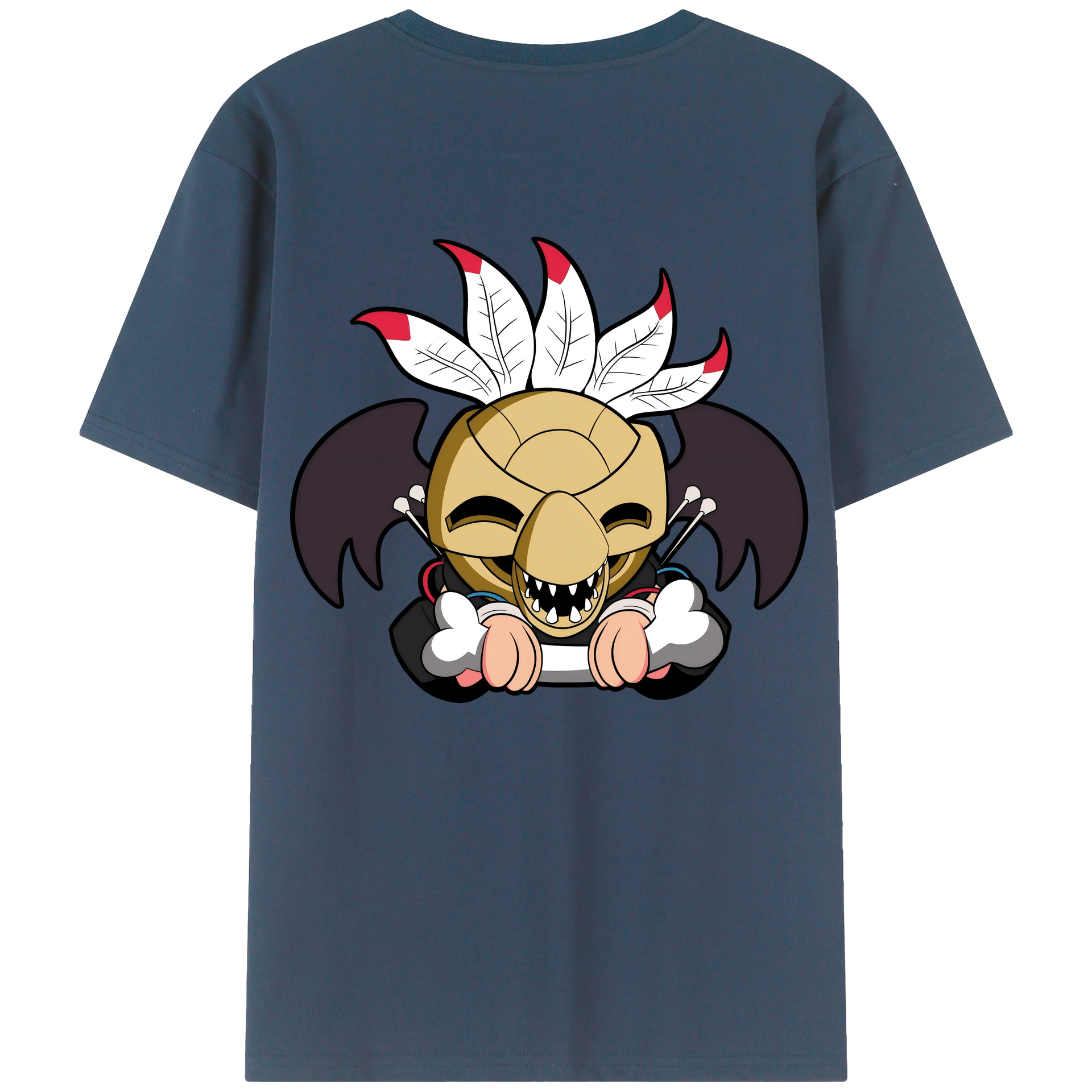 （画像用） ジョジョの奇妙な冒険 JoJo's Bizarre Adventure 綿100％ メンズ半袖Tシャツ（バックプリント） 通気性