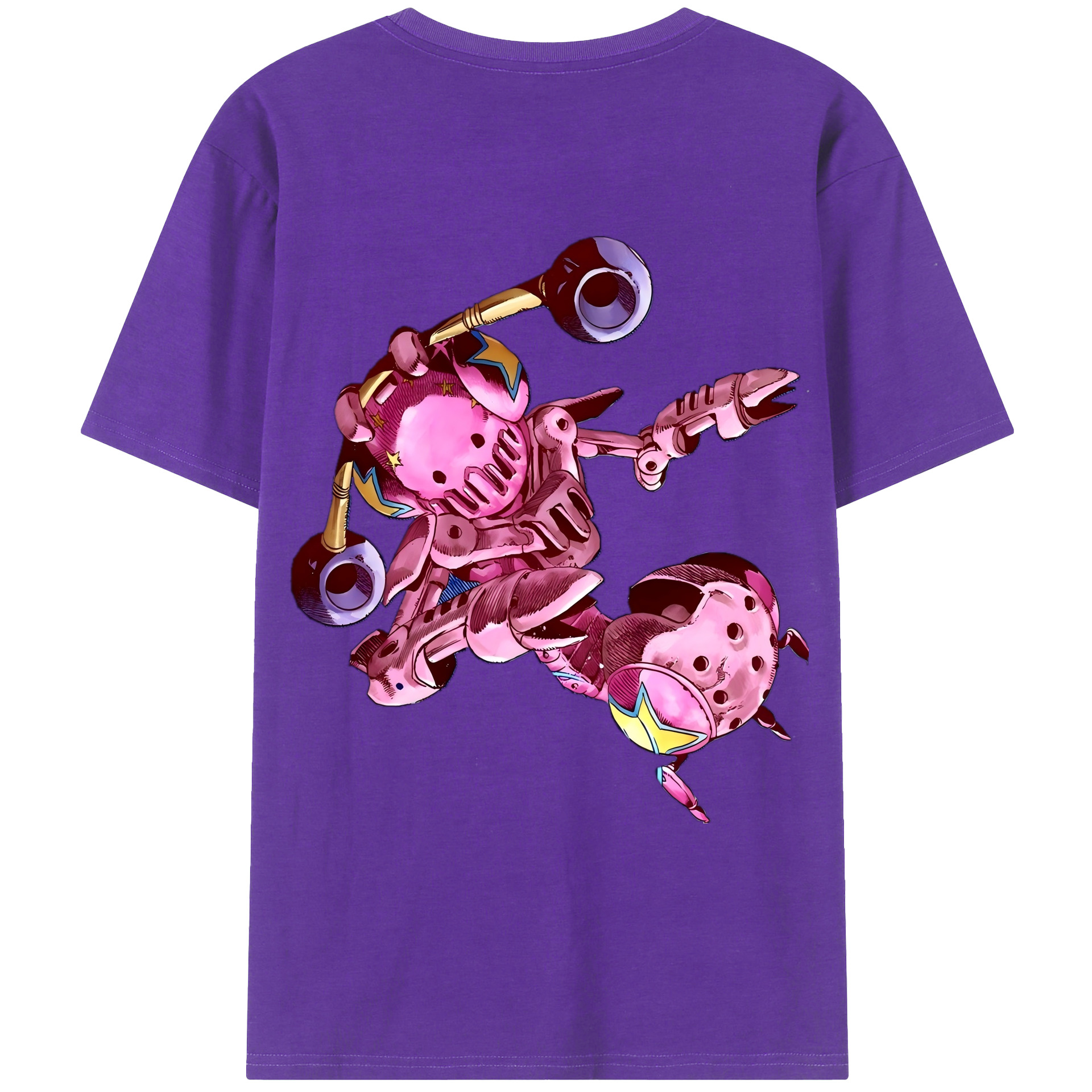 （画像用） ジョジョの奇妙な冒険 ジョナサン?ジョースター JoJo's Bizarre Adventure Jonathan Joestar 綿100％ メンズ半袖Tシャツ（バックプリント） 通気性