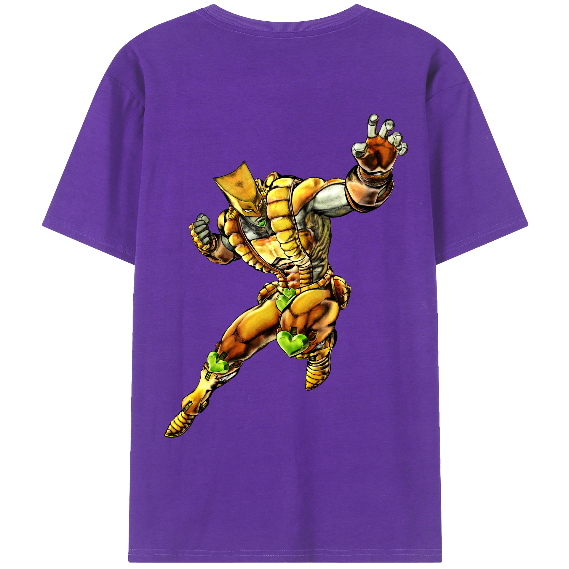 （画像用） ジョジョの奇妙な冒険 ディオ?ブランドー JoJo's Bizarre Adventure Dio Brando 綿100％ メンズ半袖Tシャツ（バックプリント） 通気性