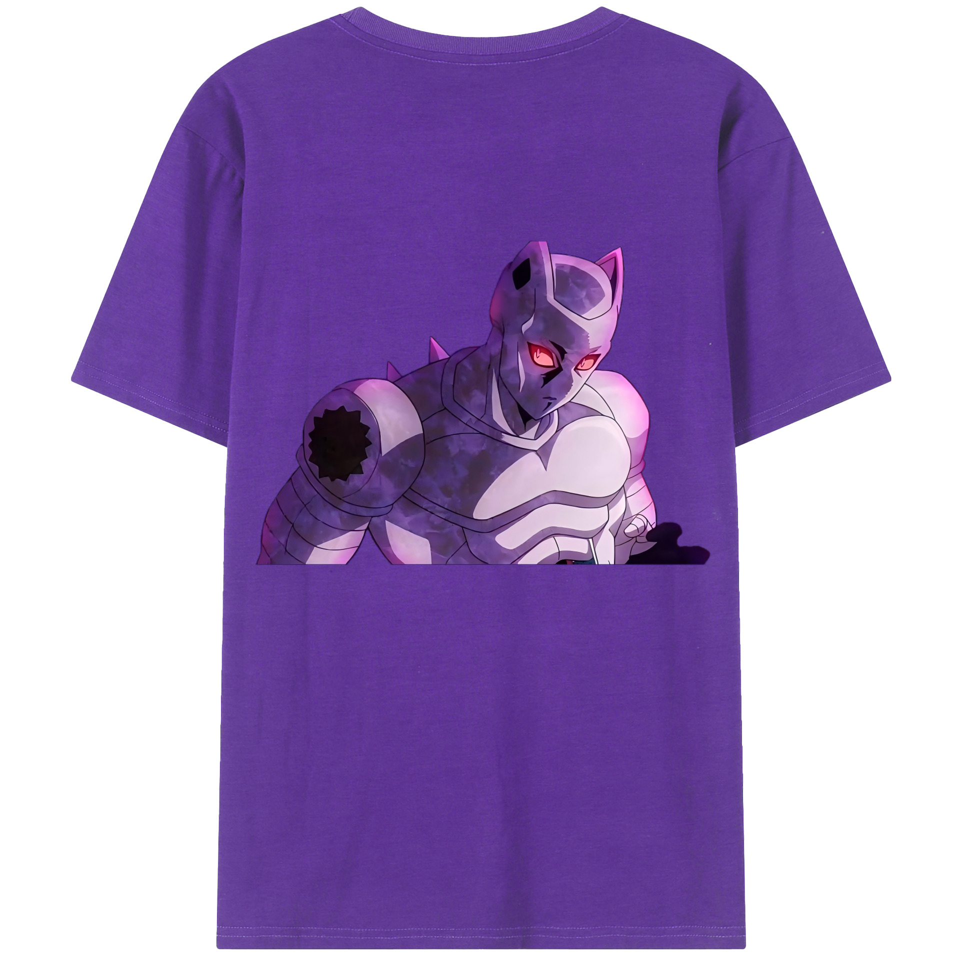 （画像用） ジョジョの奇妙な冒険 きら よしかげ JoJo's Bizarre Adventure Kira Yoshikage 綿100％ メンズ半袖Tシャツ（バックプリント） 通気性