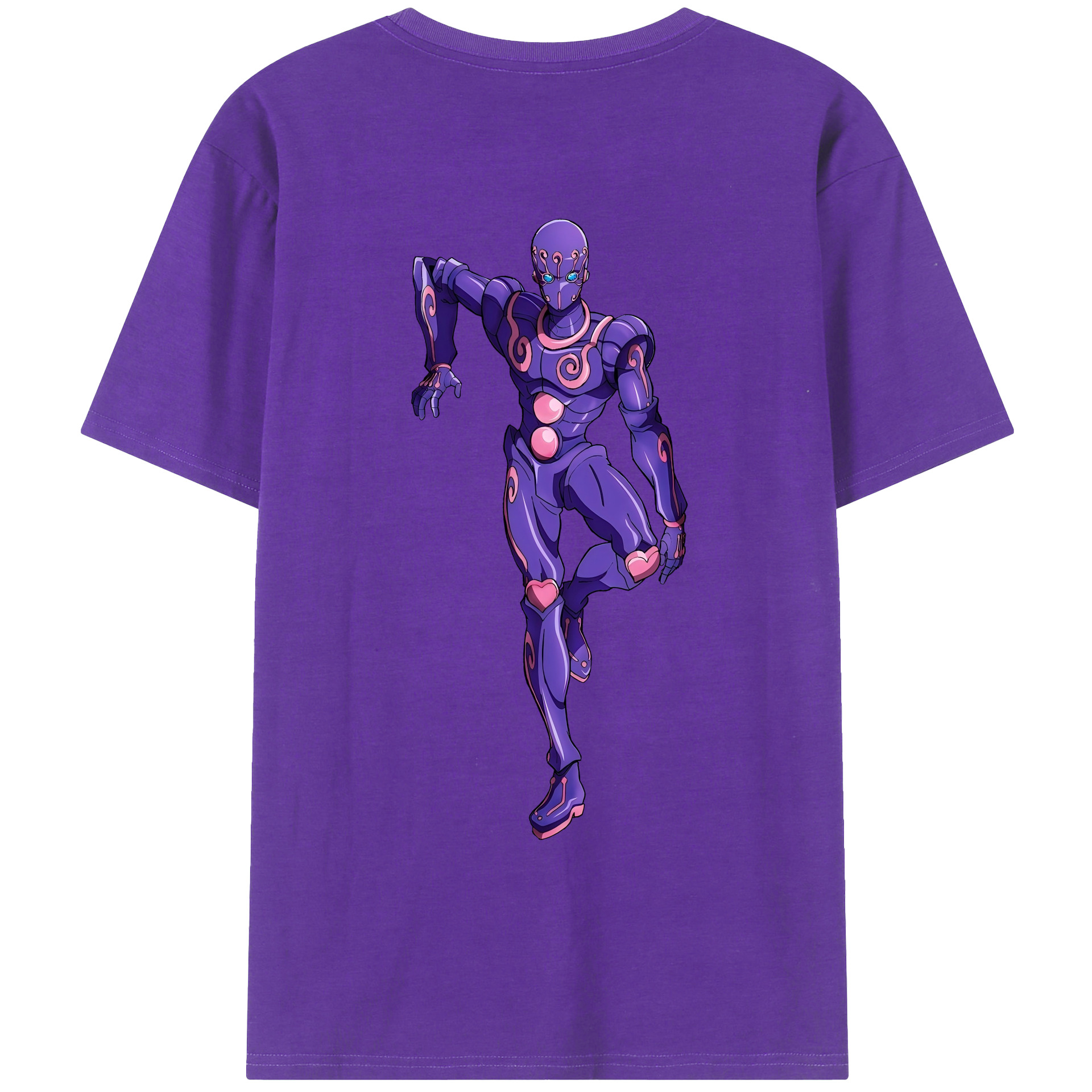 （画像用） ジョジョの奇妙な冒険 JoJo's Bizarre Adventure 綿100％ メンズ半袖Tシャツ（バックプリント） 通気性