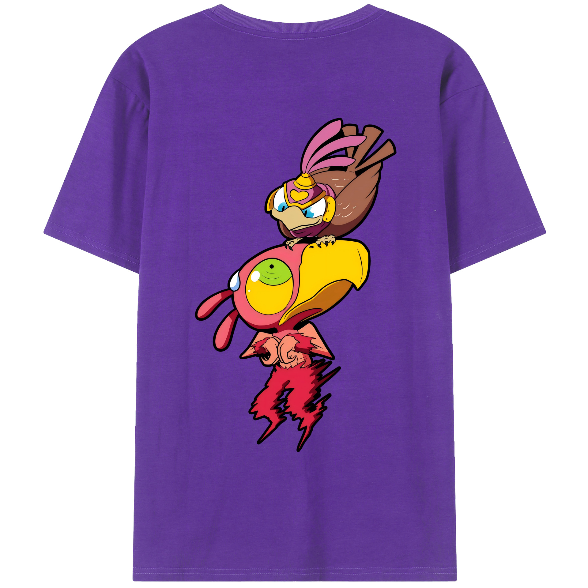 （画像用） ジョジョの奇妙な冒険 JoJo's Bizarre Adventure 綿100％ メンズ半袖Tシャツ（バックプリント） 通気性