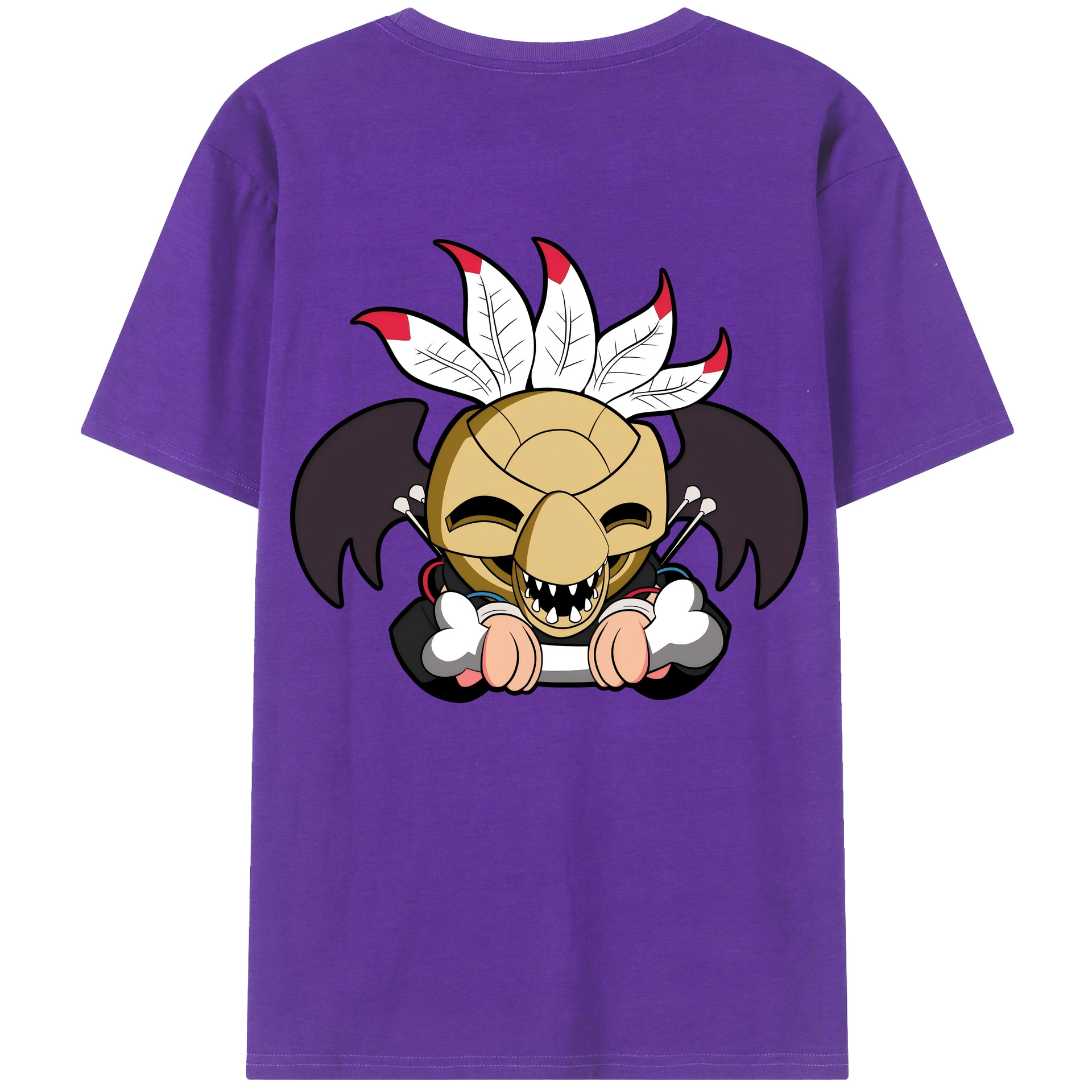 （画像用） ジョジョの奇妙な冒険 JoJo's Bizarre Adventure 綿100％ メンズ半袖Tシャツ（バックプリント） 通気性