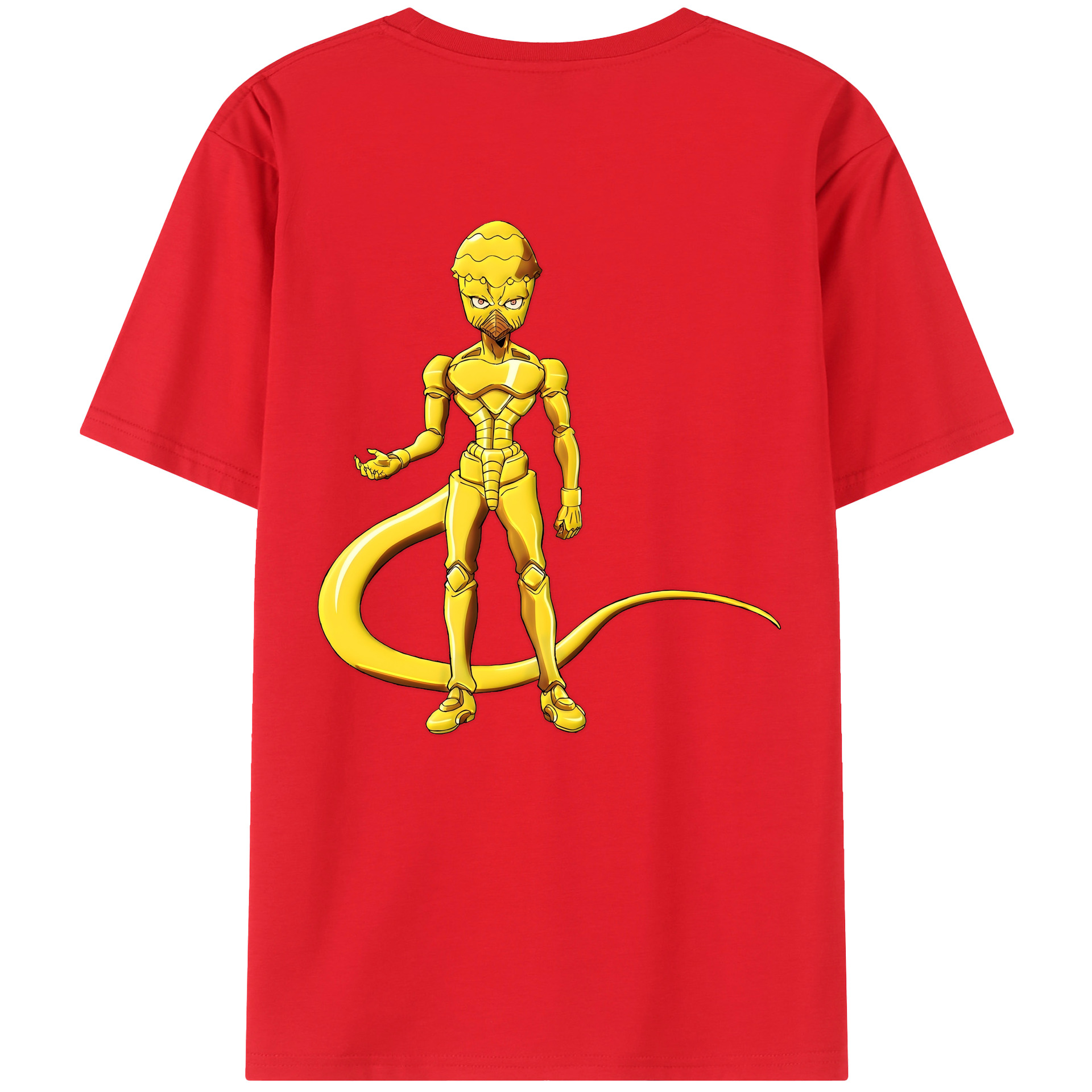 （画像用） ジョジョの奇妙な冒険 おといし あきら JoJo's Bizarre Adventure Akira Otoishi 綿100％ メンズ半袖Tシャツ（バックプリント） 通気性