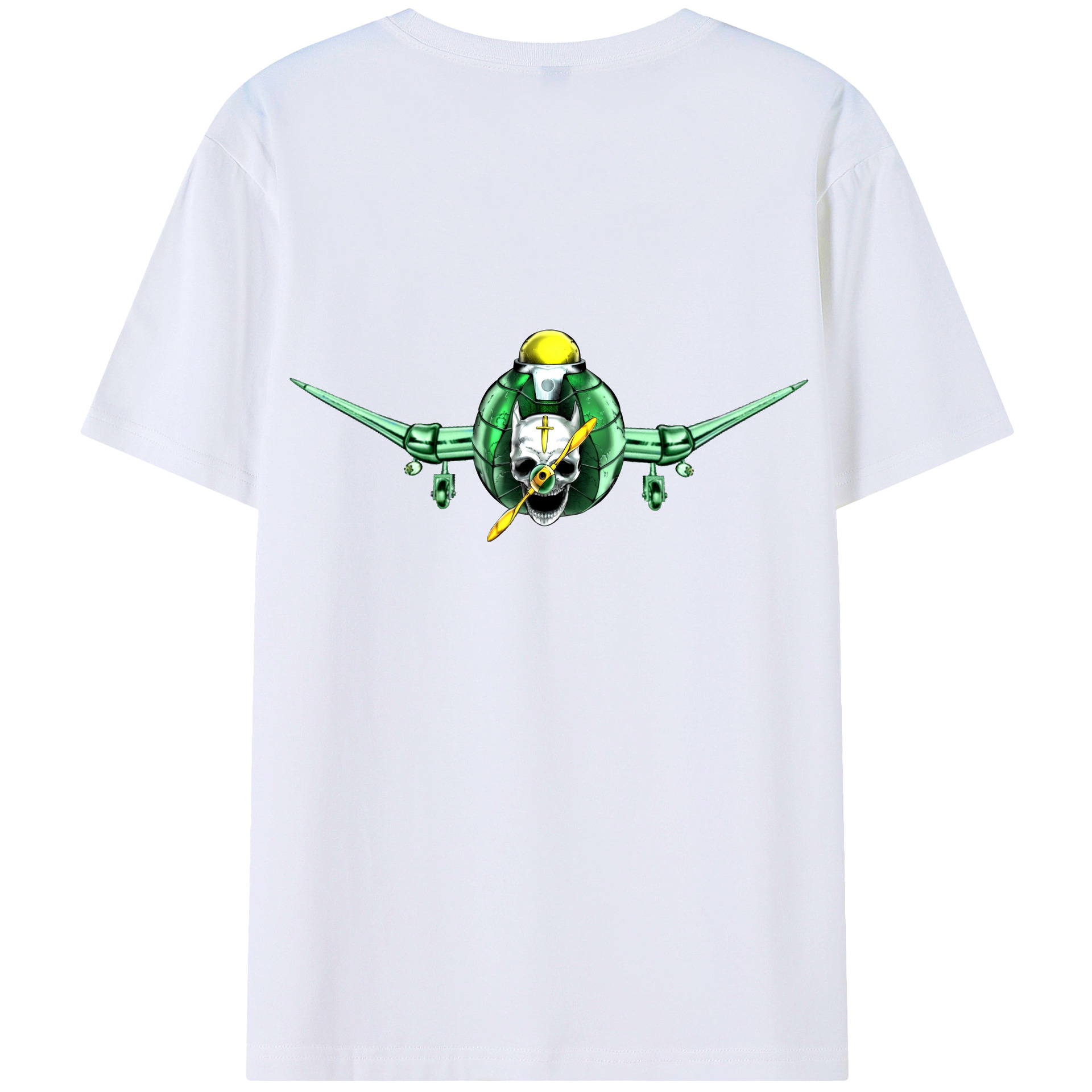 （画像用） ジョジョの奇妙な冒険 ナランチャ?ギルガ JoJo's Bizarre Adventure Narancia Ghirga 綿100％ メンズ半袖Tシャツ（バックプリント） 通気性