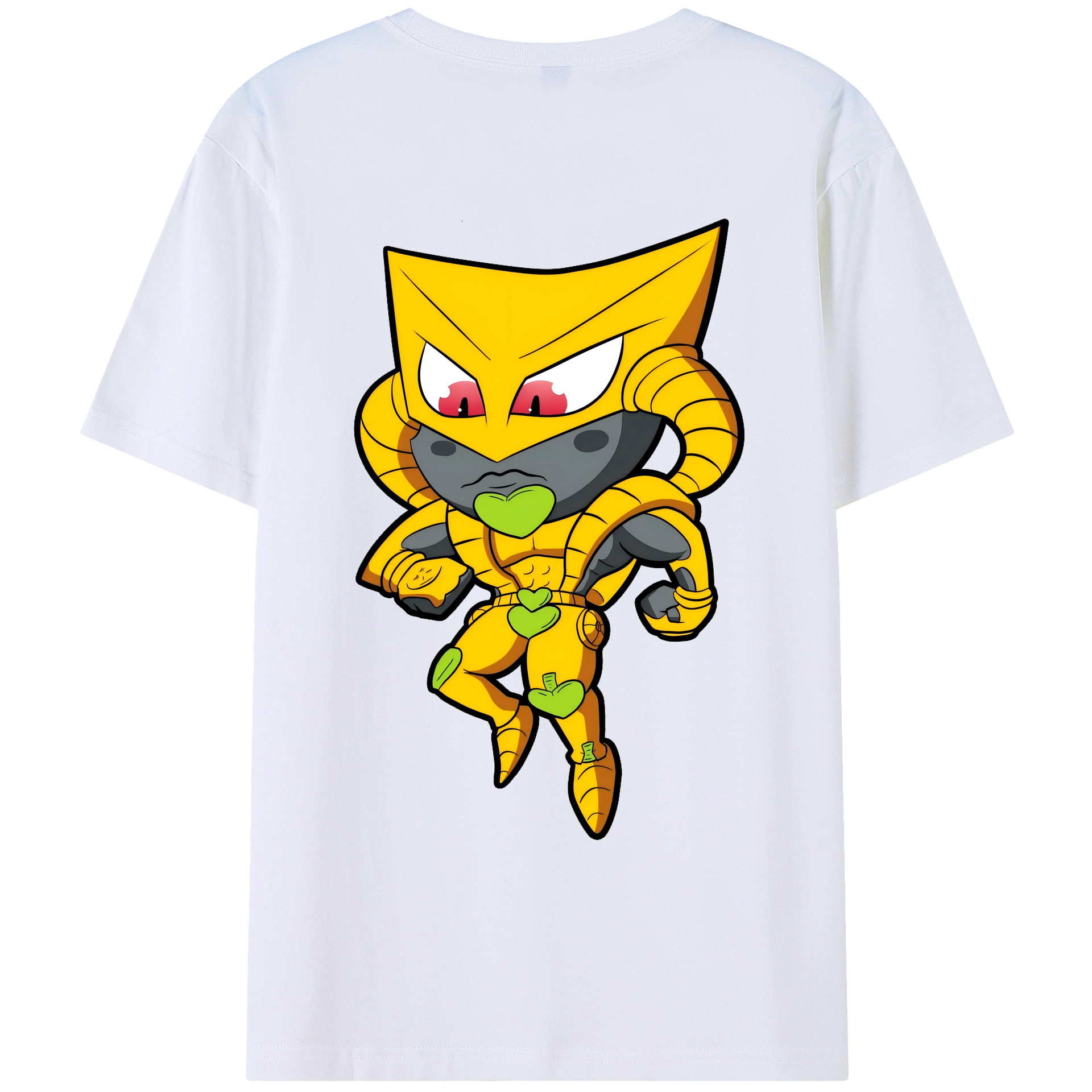 （画像用） ジョジョの奇妙な冒険 ディオ?ブランドー JoJo's Bizarre Adventure Dio Brando 綿100％ メンズ半袖Tシャツ（バックプリント） 通気性
