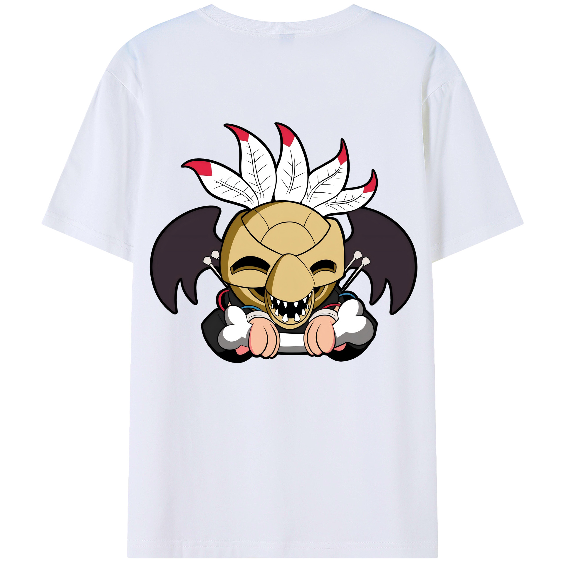 （画像用） ジョジョの奇妙な冒険 JoJo's Bizarre Adventure 綿100％ メンズ半袖Tシャツ（バックプリント） 通気性