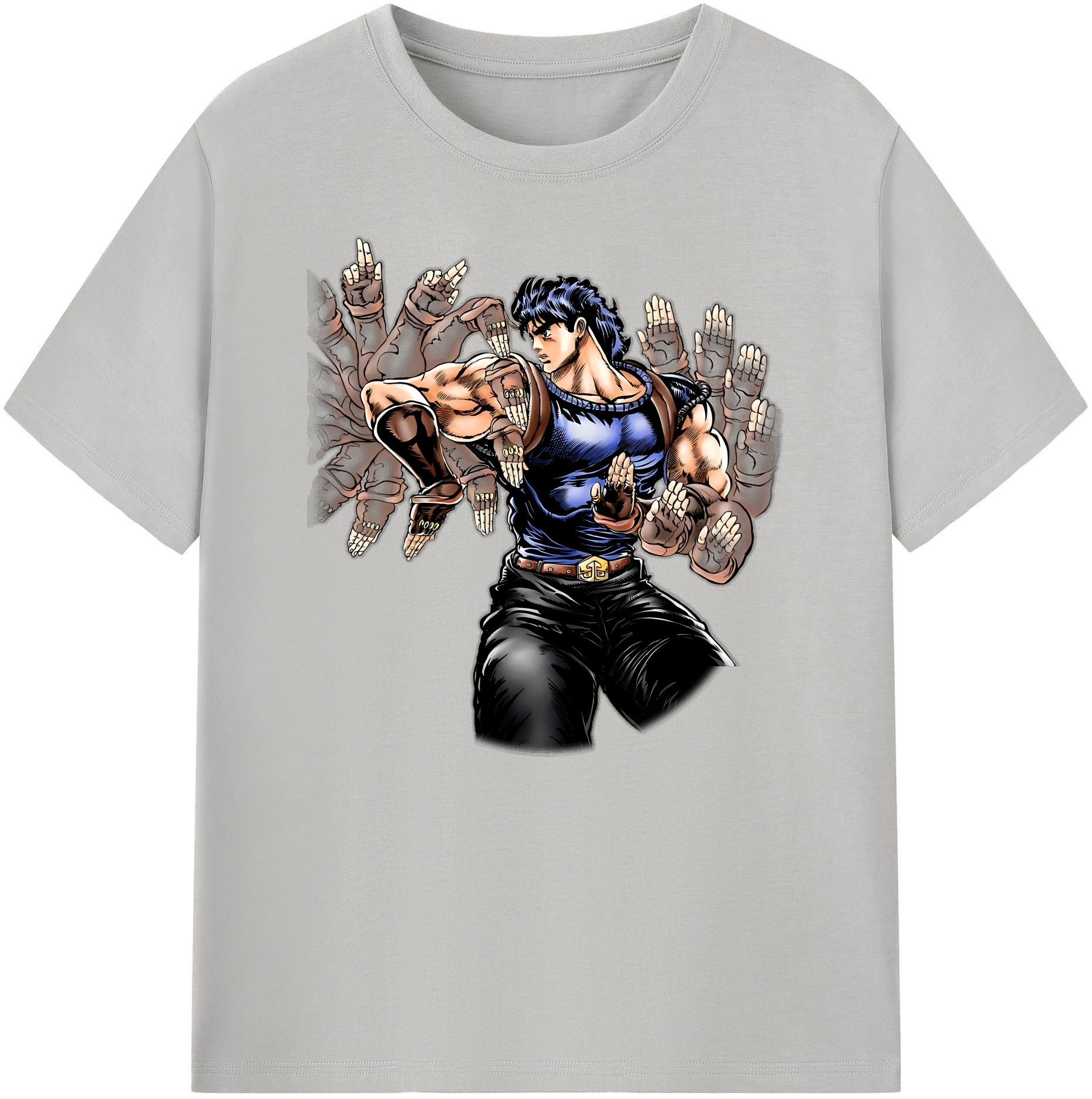 （画像用） ジョジョの奇妙な冒険 /ジョナサン?ジョースター JoJo's Bizarre Adventure Jonathan Joestar 綿100％ メンズ半袖Tシャツ｜肌触りやわらか＆通気性
