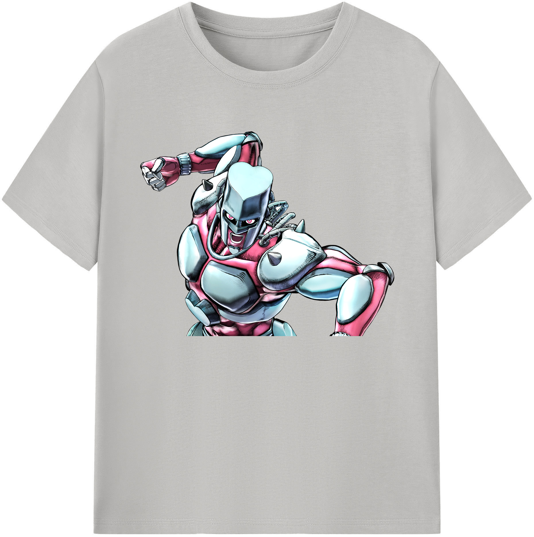 （画像用） ジョジョの奇妙な冒険 ひがしかた じょうすけ JoJo's Bizarre Adventure Higashikata Josuke 綿100％ メンズ半袖Tシャツ｜肌触りやわらか＆通気性