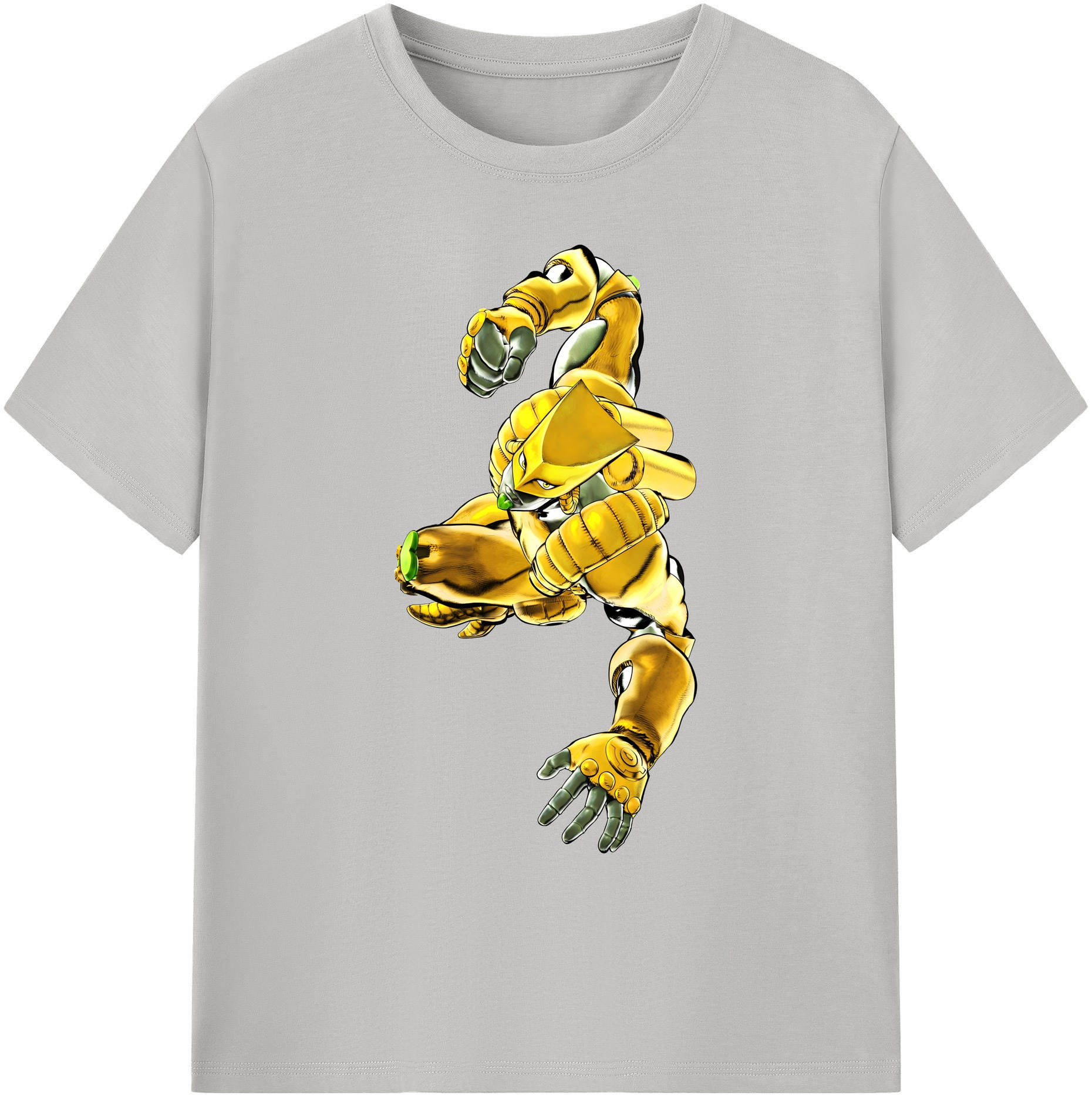 （画像用） ジョジョの奇妙な冒険 ディオ?ブランドー JoJo's Bizarre Adventure Dio Brando 綿100％ メンズ半袖Tシャツ｜肌触りやわらか＆通気性