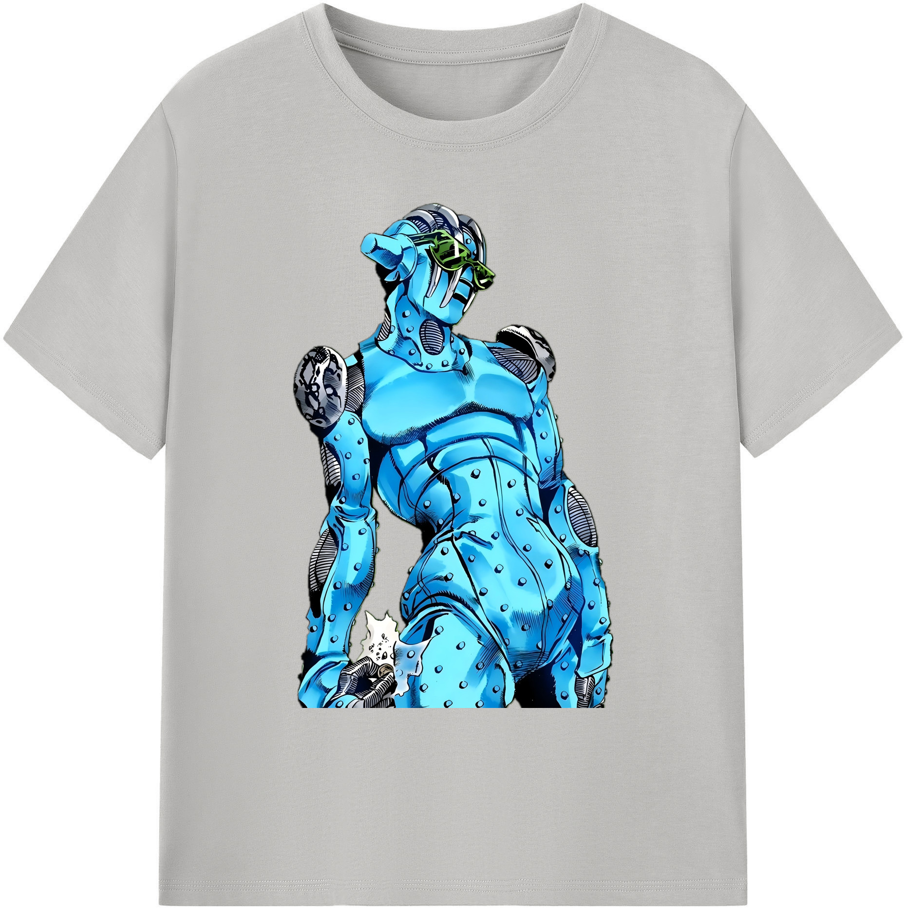 （画像用） ジョジョの奇妙な冒険 JoJo's Bizarre Adventure 綿100％ メンズ半袖Tシャツ｜肌触りやわらか＆通気性