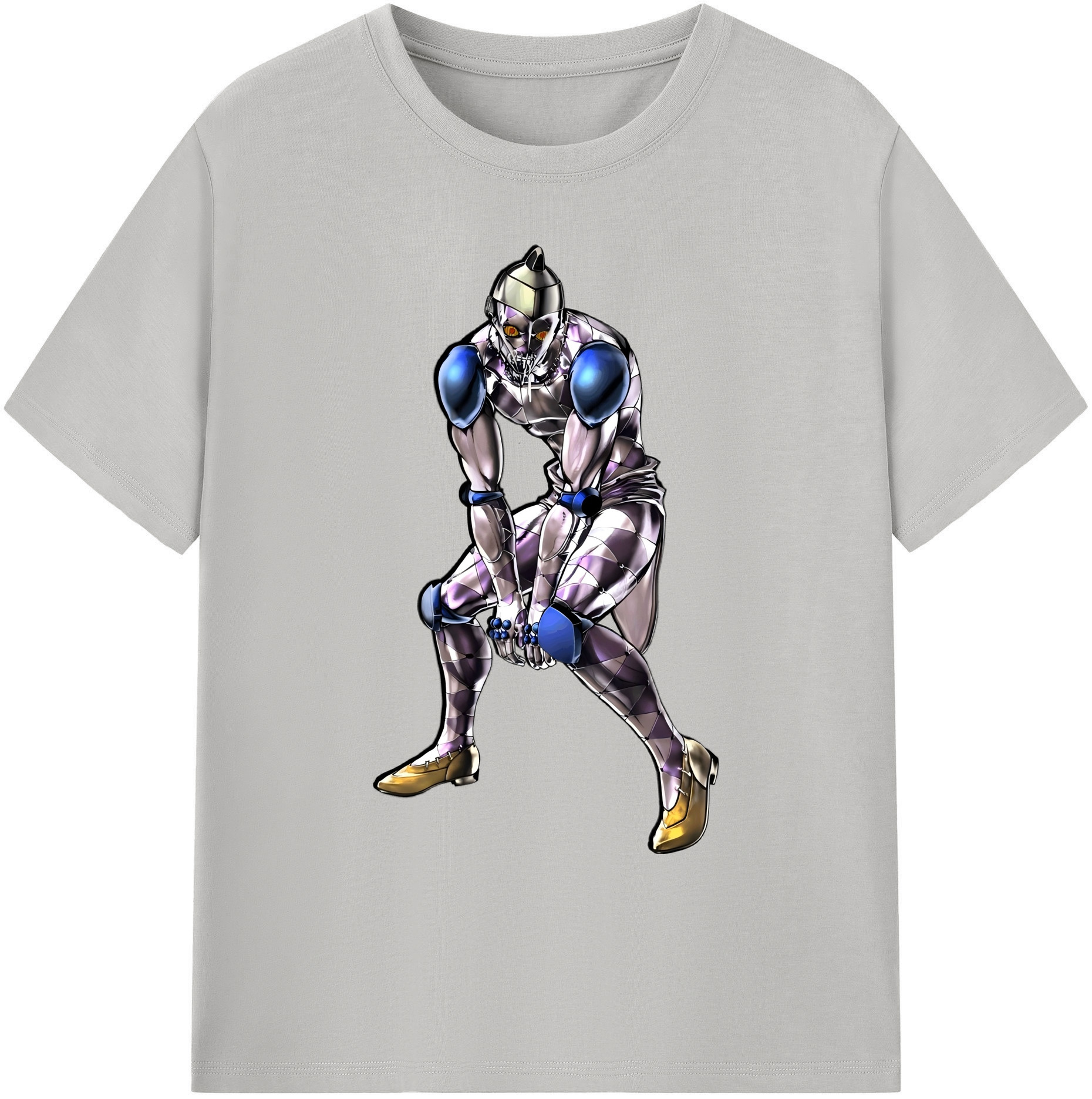（画像用） ジョジョの奇妙な冒険 JoJo's Bizarre Adventure 綿100％ メンズ半袖Tシャツ｜肌触りやわらか＆通気性