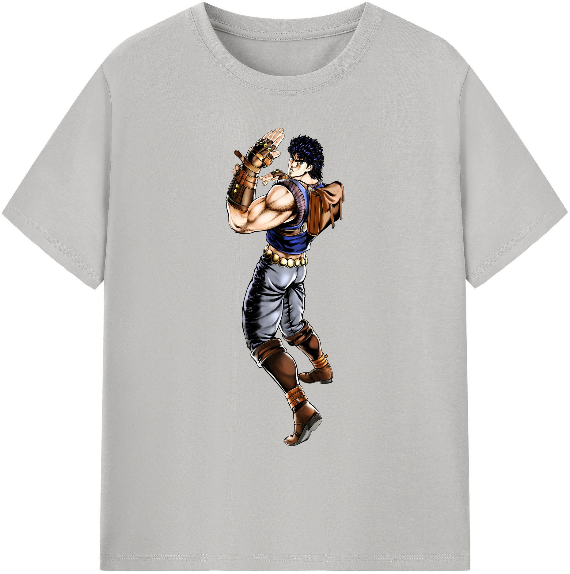 （画像用） ジョジョの奇妙な冒険 /ジョナサン?ジョースター JoJo's Bizarre Adventure Jonathan Joestar 綿100％ メンズ半袖Tシャツ｜肌触りやわらか＆通気性