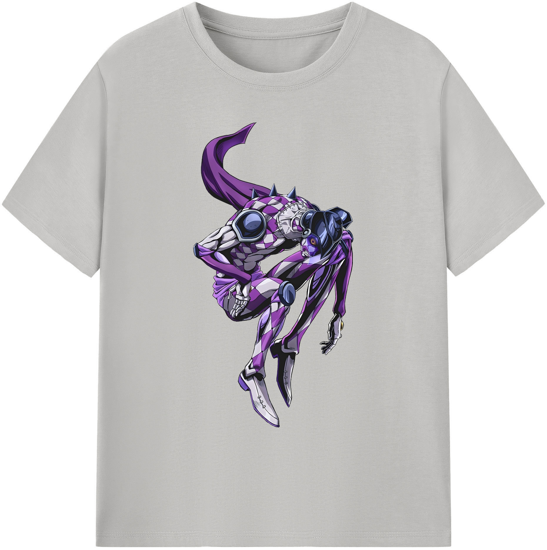 （画像用） ジョジョの奇妙な冒険 パンナコッタ?フー JoJo's Bizarre Adventure Pannacotta Fugo 綿100％ メンズ半袖Tシャツ｜肌触りやわらか＆通気性