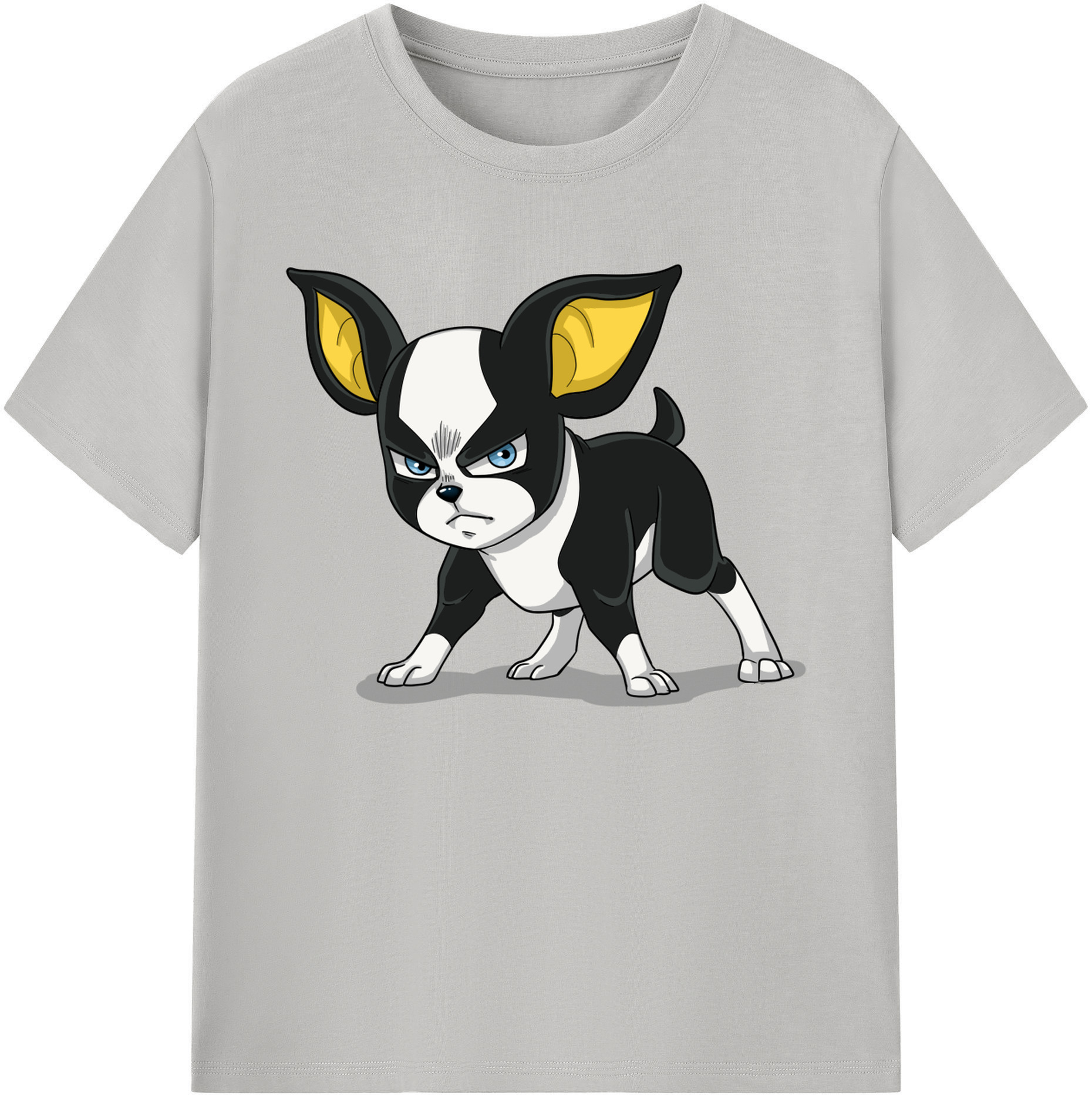 （画像用） ジョジョの奇妙な冒険 イギー JoJo's Bizarre Adventure Iggy 綿100％ メンズ半袖Tシャツ｜肌触りやわらか＆通気性