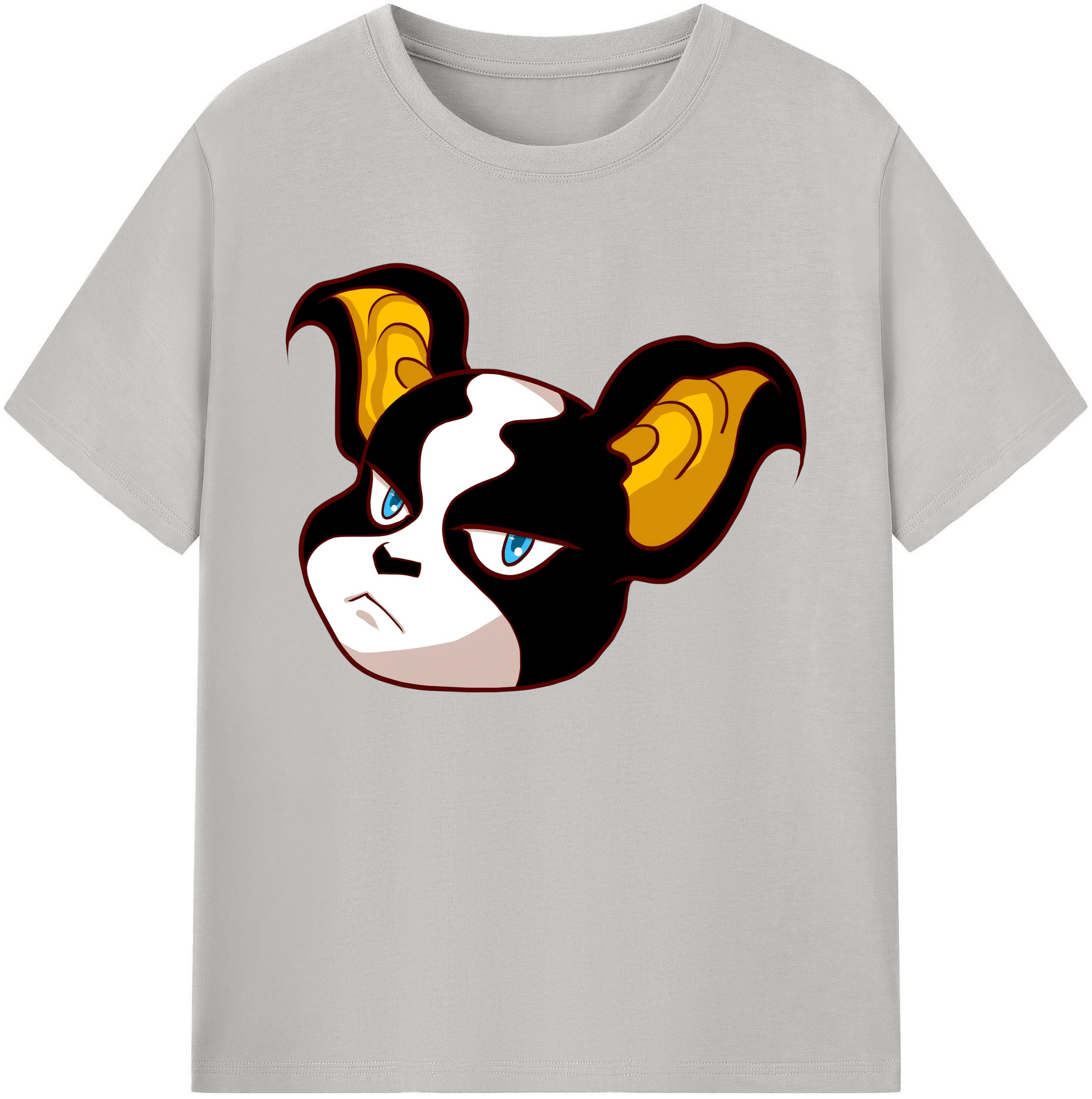 （画像用） ジョジョの奇妙な冒険 イギー JoJo's Bizarre Adventure Iggy 綿100％ メンズ半袖Tシャツ｜肌触りやわらか＆通気性