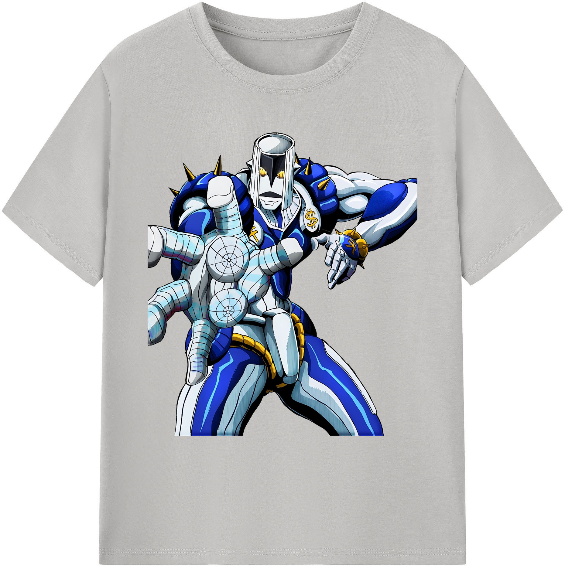 （画像用） ジョジョの奇妙な冒険 虹村億泰 にじむら おくやす JoJo's Bizarre Adventure Nijimura Okuyasu 綿100％ メンズ半袖Tシャツ｜肌触りやわらか＆通気性