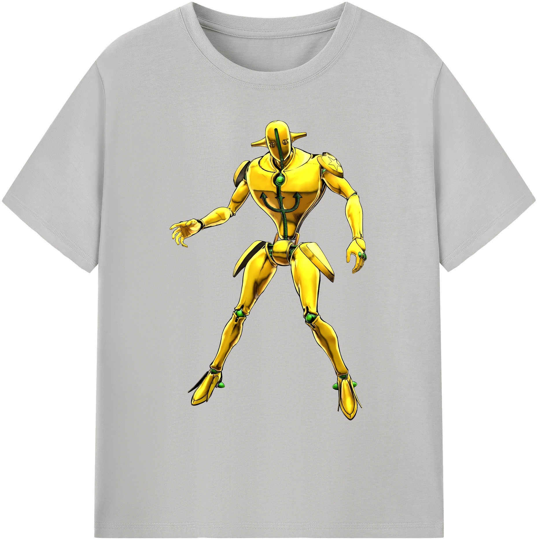 （画像用） ジョジョの奇妙な冒険 JoJo's Bizarre Adventure 綿100％ メンズ半袖Tシャツ｜肌触りやわらか＆通気性
