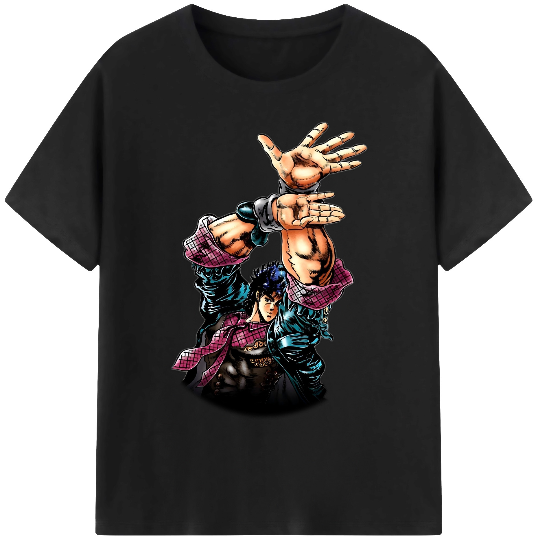 （画像用） ジョジョの奇妙な冒険 /ジョナサン?ジョースター JoJo's Bizarre Adventure Jonathan Joestar 綿100％ メンズ半袖Tシャツ｜肌触りやわらか＆通気性