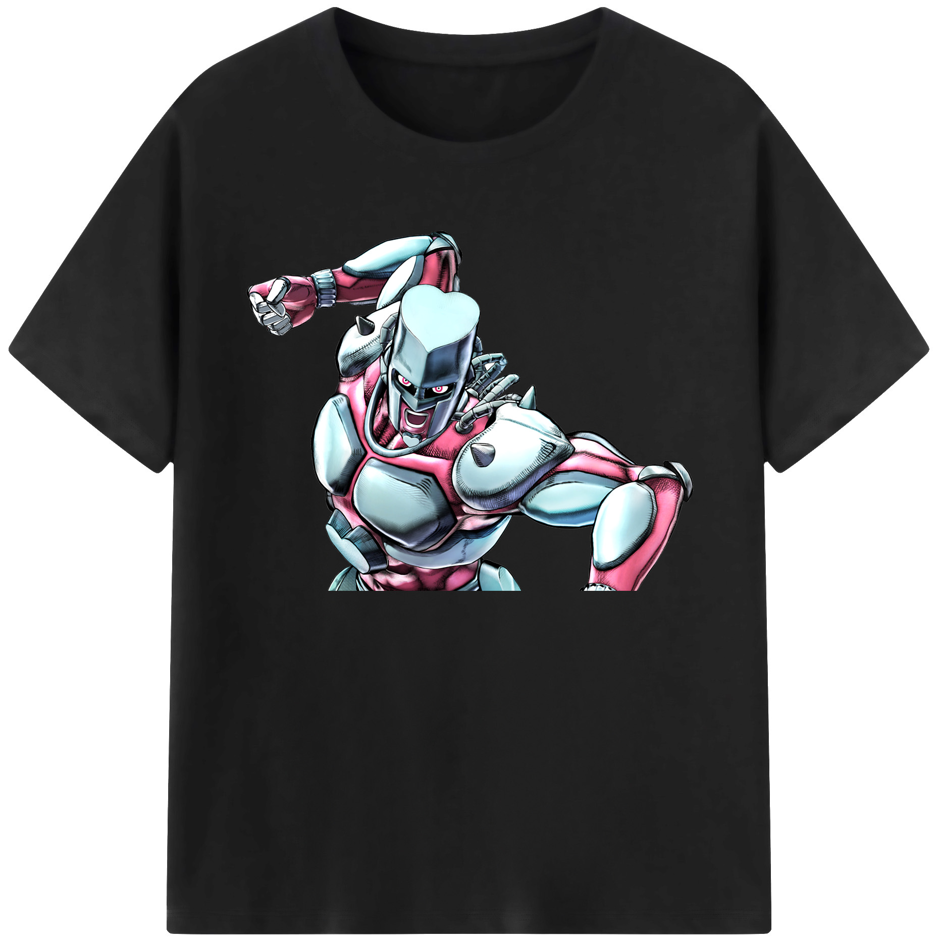 （画像用） ジョジョの奇妙な冒険 ひがしかた じょうすけ JoJo's Bizarre Adventure Higashikata Josuke 綿100％ メンズ半袖Tシャツ｜肌触りやわらか＆通気性