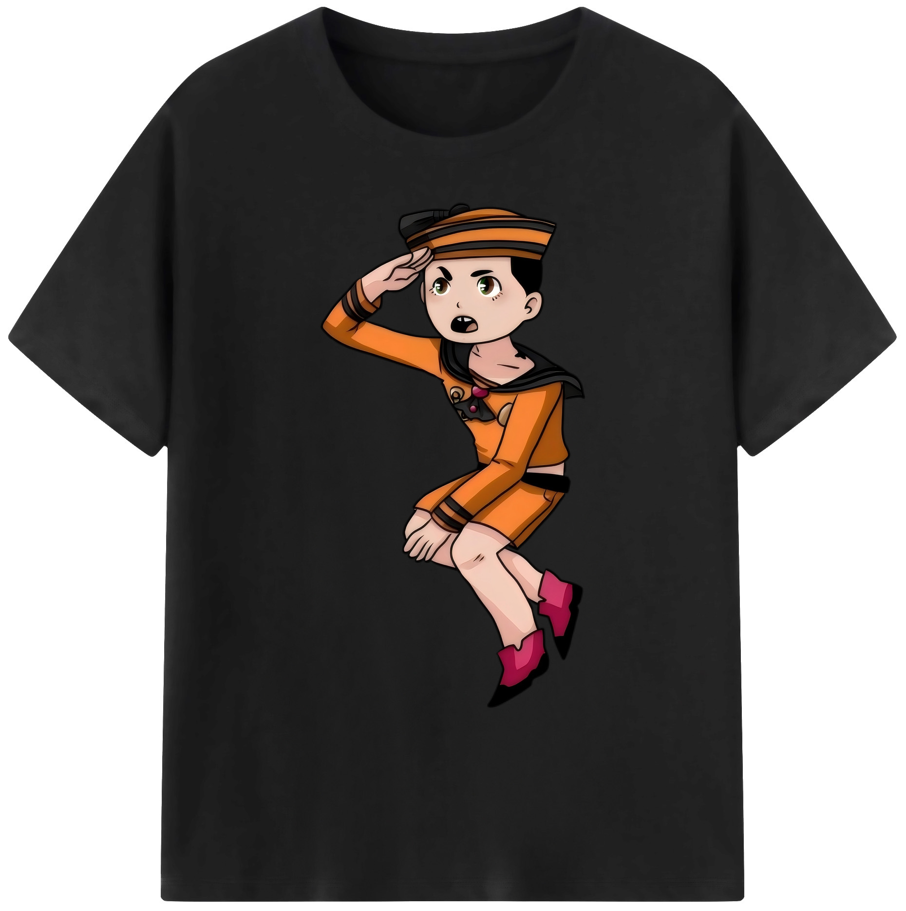 （画像用） ジョジョの奇妙な冒険 東方定助 JoJo's Bizarre Adventure Higashikata Josuke 綿100％ メンズ半袖Tシャツ｜肌触りやわらか＆通気性