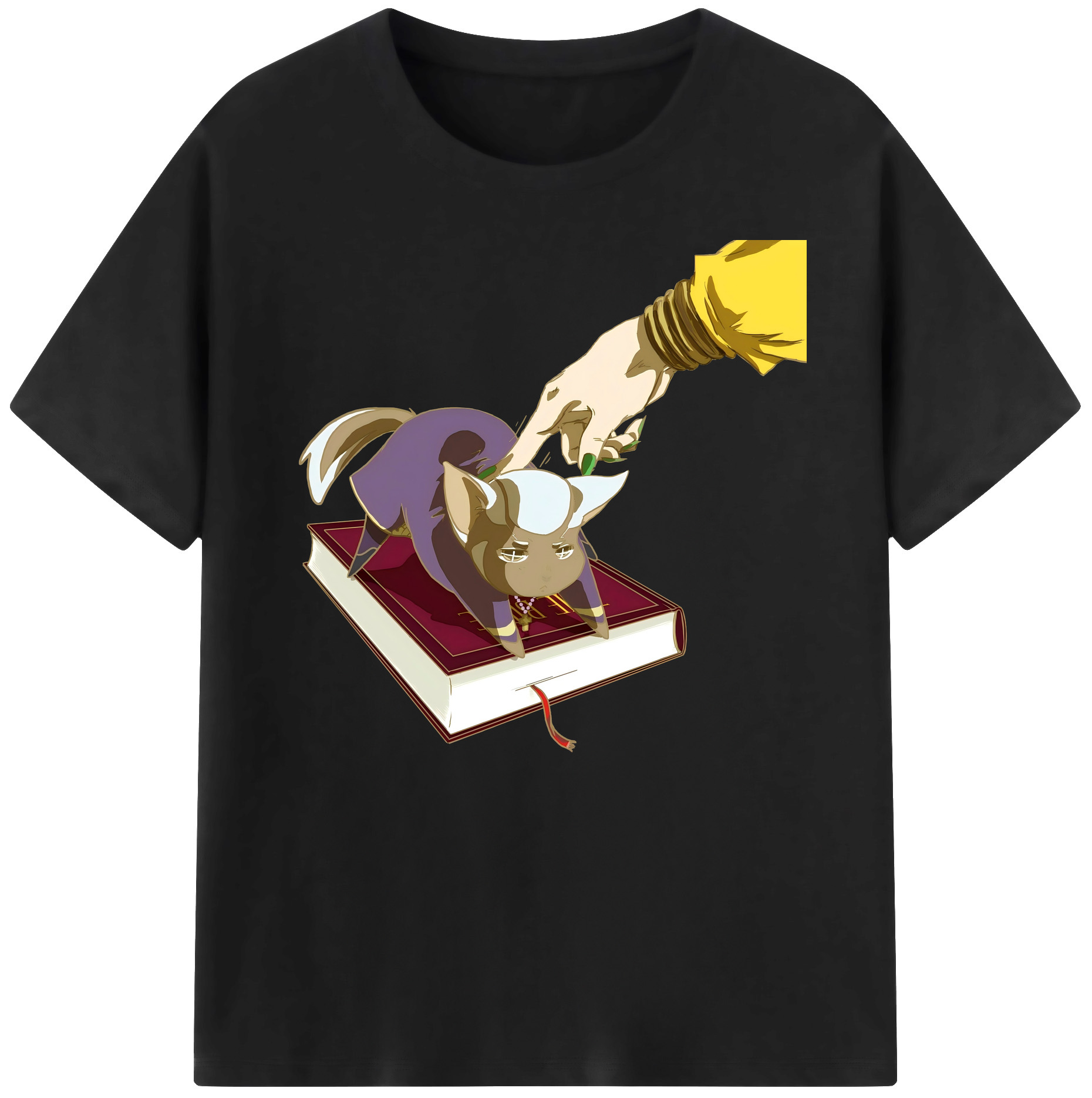 （画像用） ジョジョの奇妙な冒険 JoJo's Bizarre Adventure 綿100％ メンズ半袖Tシャツ｜肌触りやわらか＆通気性