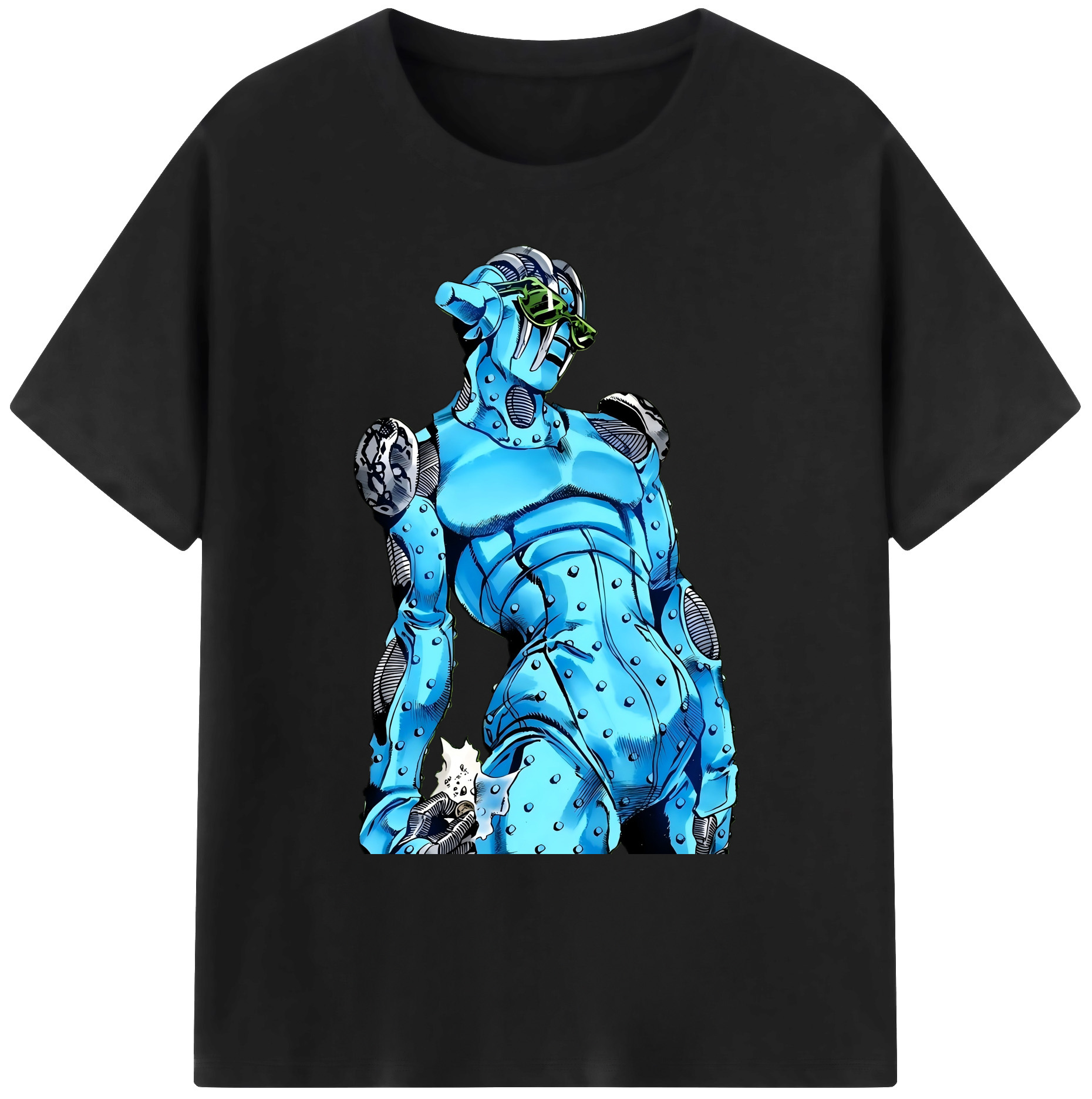 （画像用） ジョジョの奇妙な冒険 JoJo's Bizarre Adventure 綿100％ メンズ半袖Tシャツ｜肌触りやわらか＆通気性