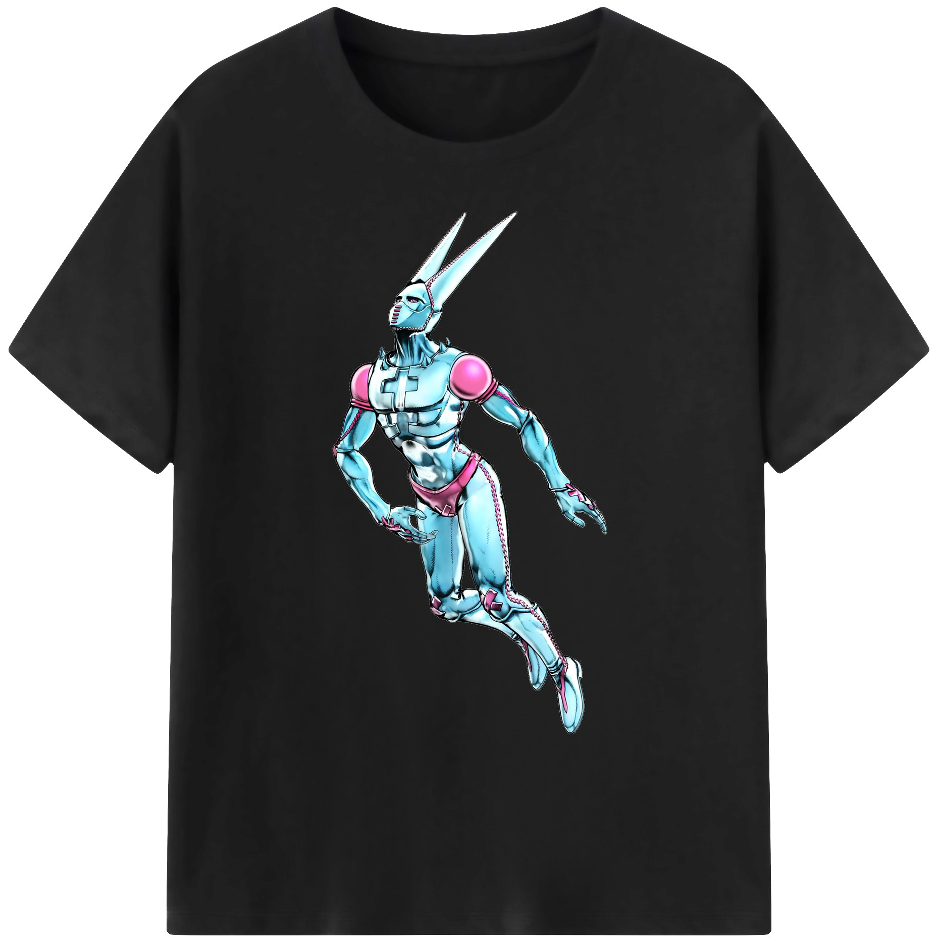 （画像用） ジョジョの奇妙な冒険 JoJo's Bizarre Adventure 綿100％ メンズ半袖Tシャツ｜肌触りやわらか＆通気性