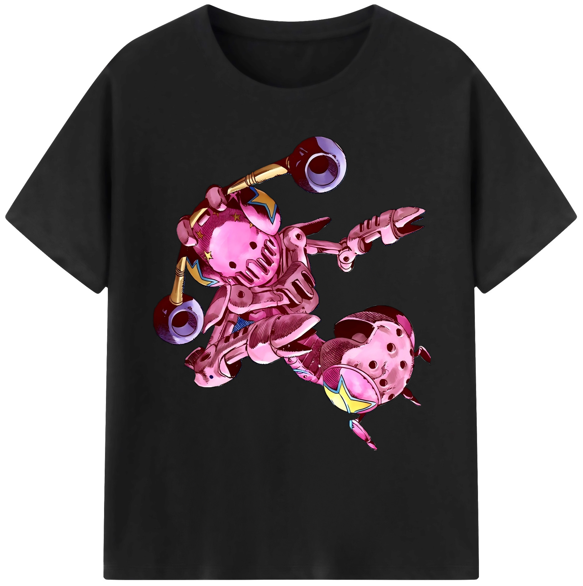 （画像用） ジョジョの奇妙な冒険 ジョナサン?ジョースター JoJo's Bizarre Adventure Jonathan Joestar 綿100％ メンズ半袖Tシャツ｜肌触りやわらか＆通気性