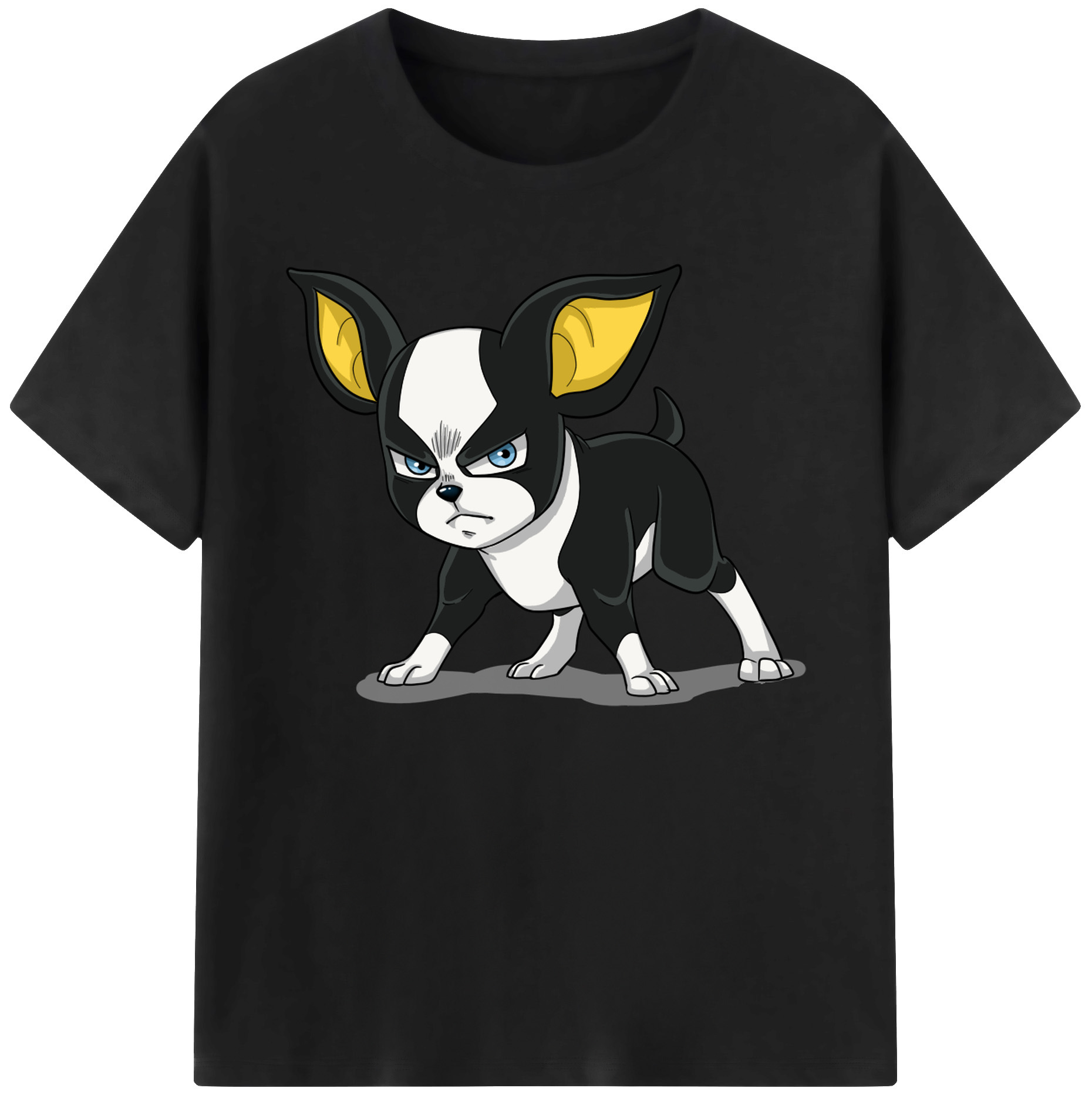 （画像用） ジョジョの奇妙な冒険 イギー JoJo's Bizarre Adventure Iggy 綿100％ メンズ半袖Tシャツ｜肌触りやわらか＆通気性