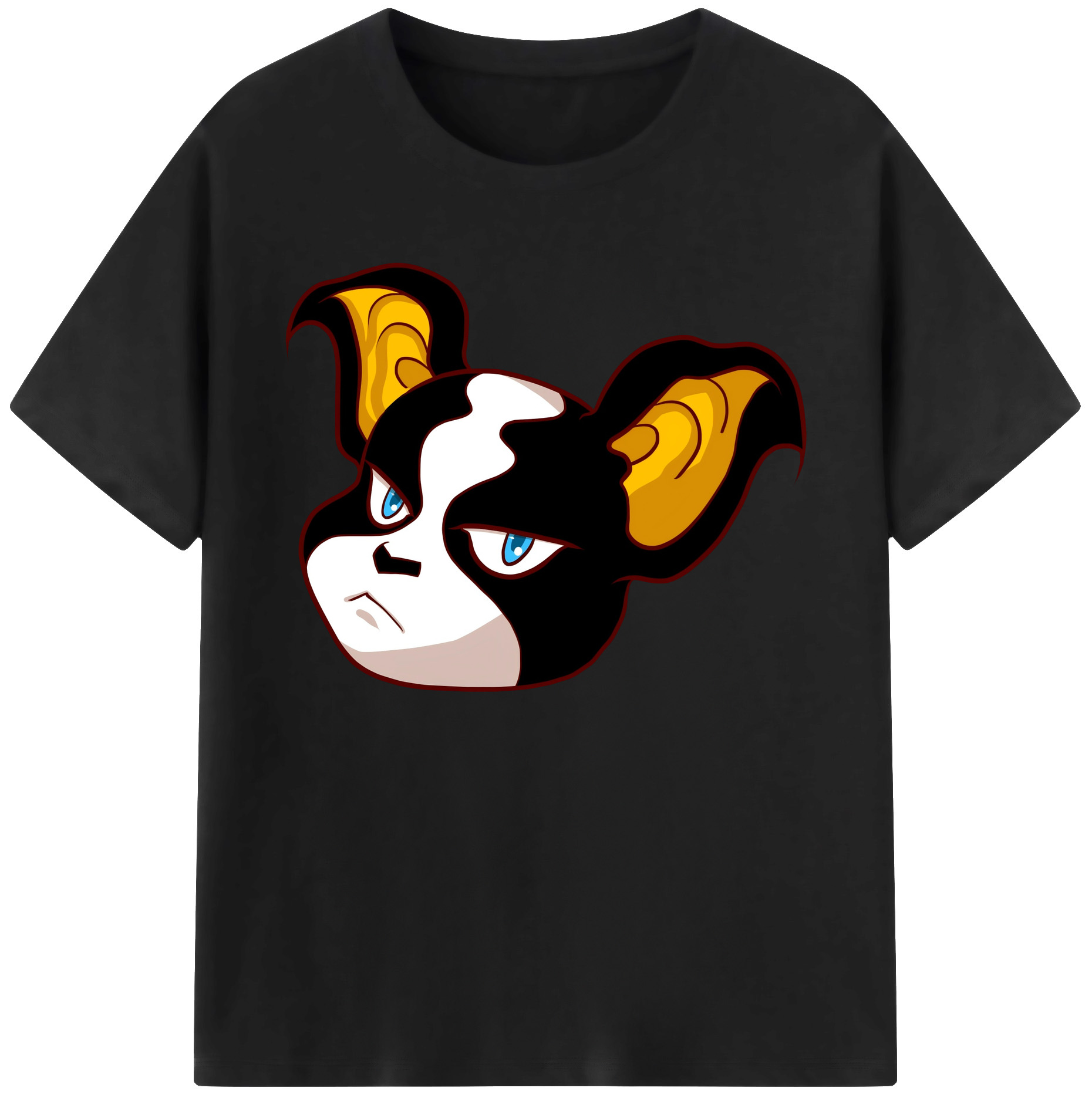 （画像用） ジョジョの奇妙な冒険 イギー JoJo's Bizarre Adventure Iggy 綿100％ メンズ半袖Tシャツ｜肌触りやわらか＆通気性