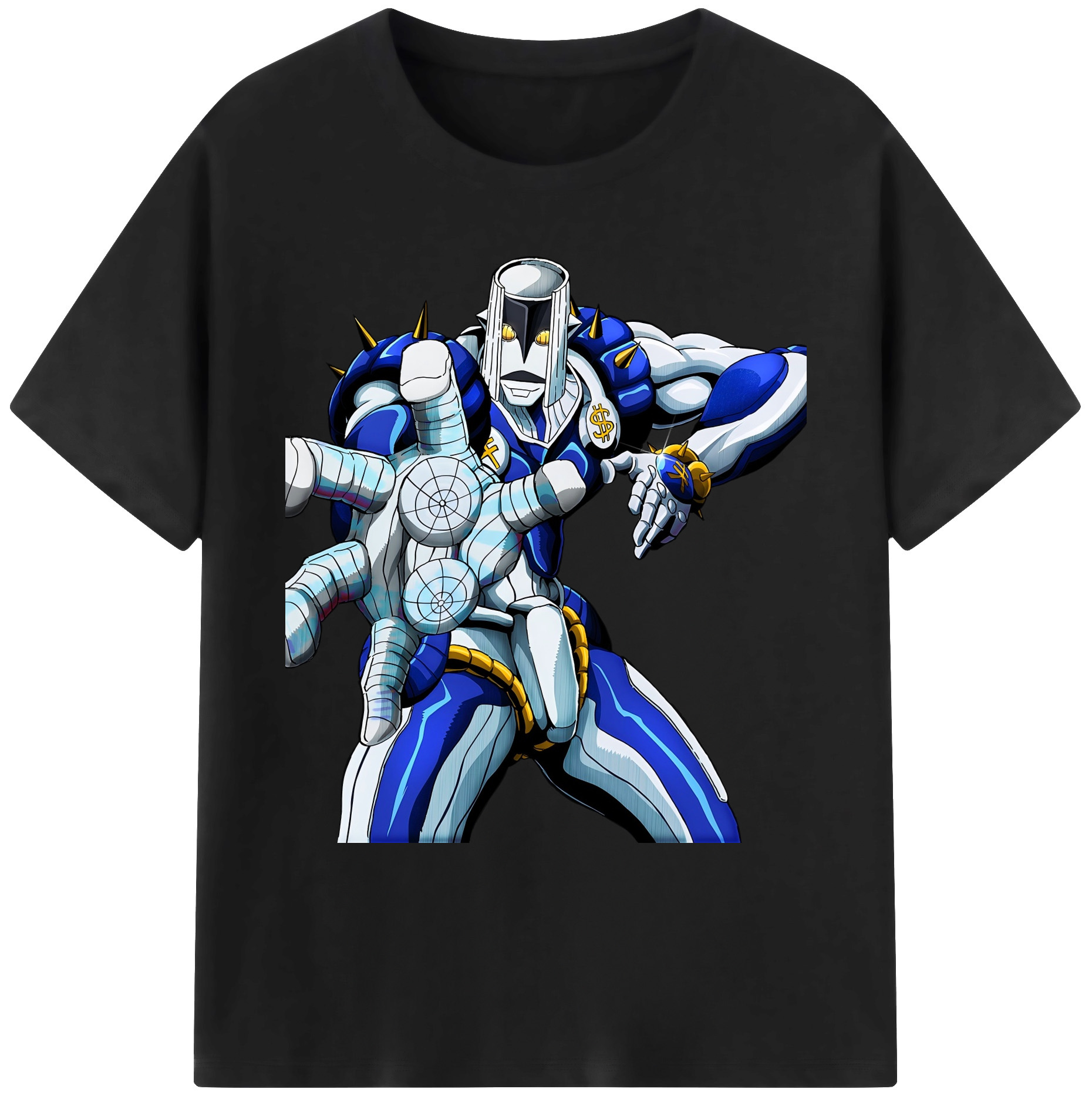（画像用） ジョジョの奇妙な冒険 虹村億泰 にじむら おくやす JoJo's Bizarre Adventure Nijimura Okuyasu 綿100％ メンズ半袖Tシャツ｜肌触りやわらか＆通気性
