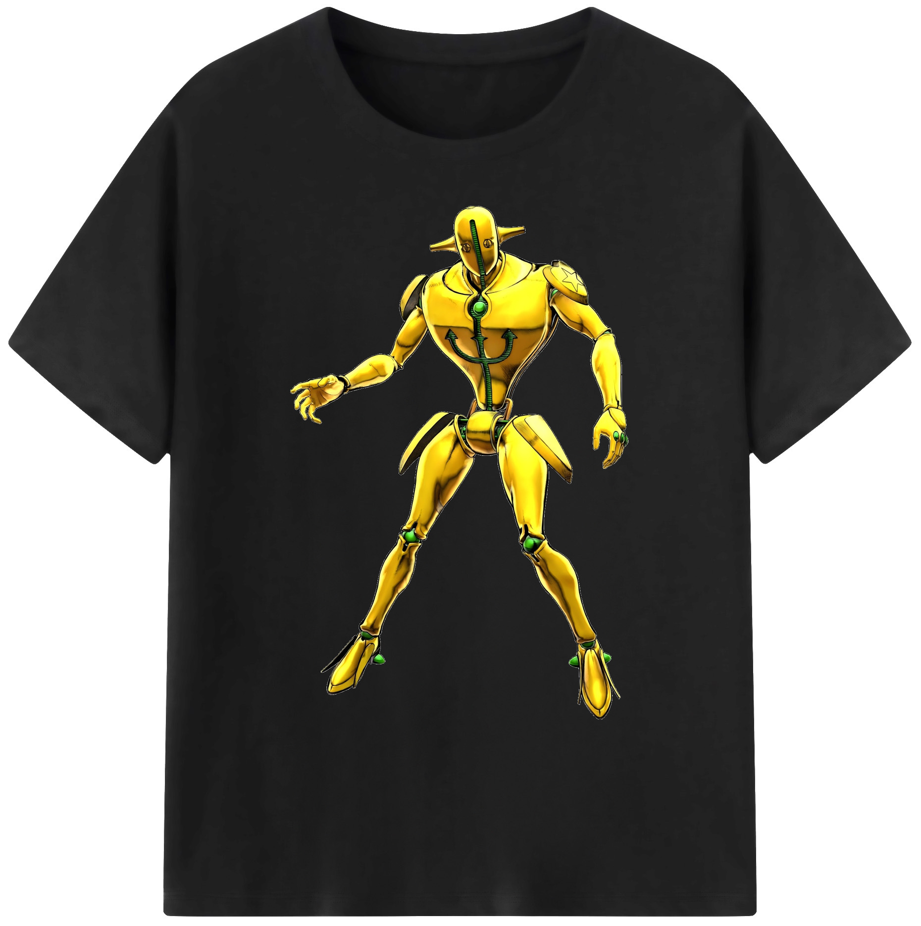 （画像用） ジョジョの奇妙な冒険 JoJo's Bizarre Adventure 綿100％ メンズ半袖Tシャツ｜肌触りやわらか＆通気性