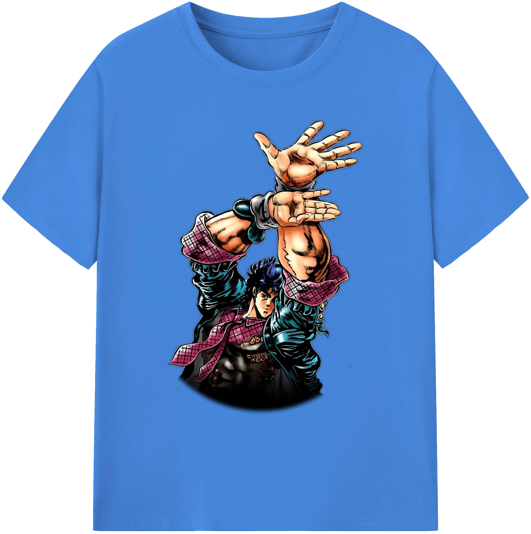 （画像用） ジョジョの奇妙な冒険 /ジョナサン?ジョースター JoJo's Bizarre Adventure Jonathan Joestar 綿100％ メンズ半袖Tシャツ｜肌触りやわらか＆通気性