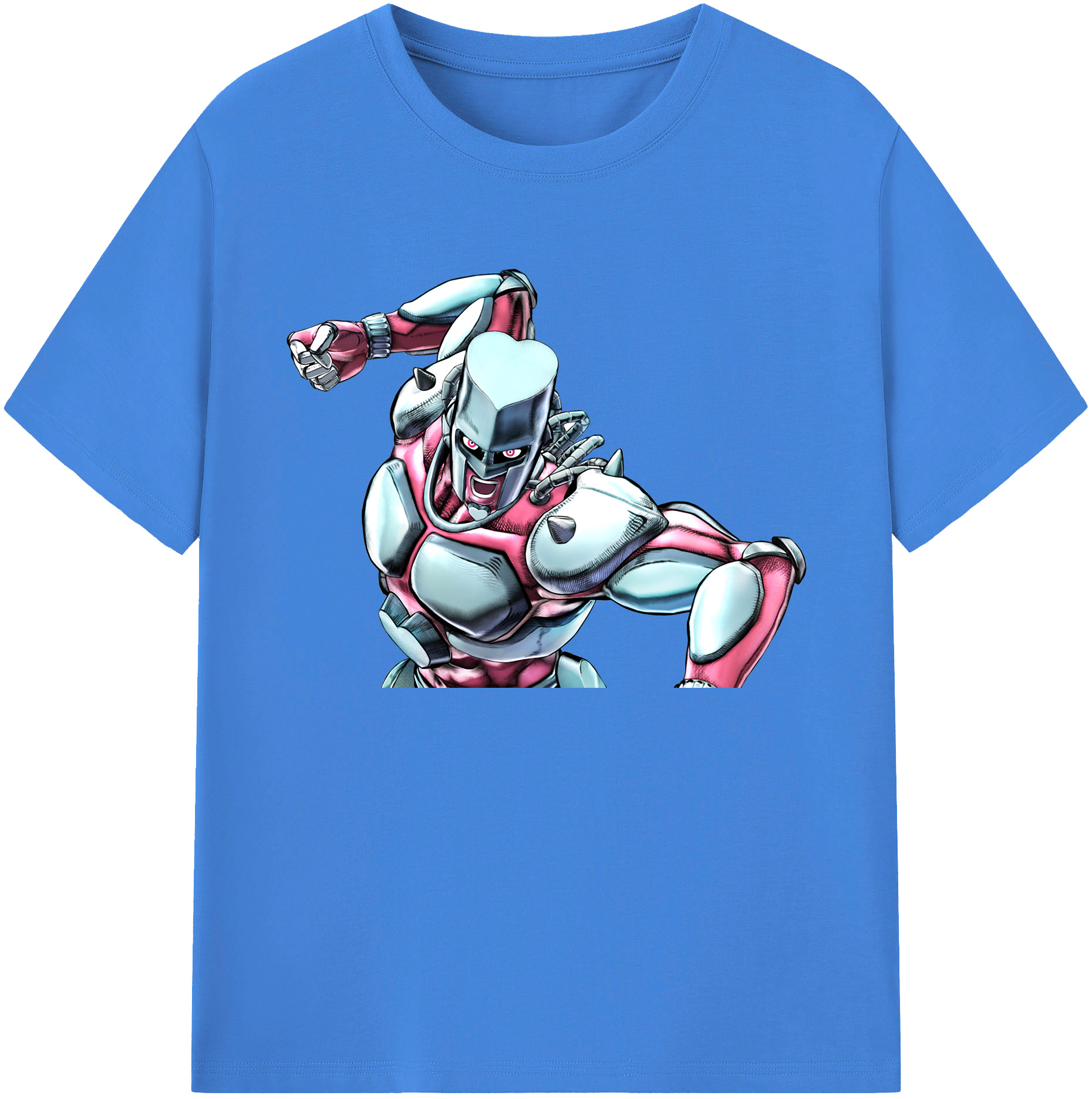 （画像用） ジョジョの奇妙な冒険 ひがしかた じょうすけ JoJo's Bizarre Adventure Higashikata Josuke 綿100％ メンズ半袖Tシャツ｜肌触りやわらか＆通気性
