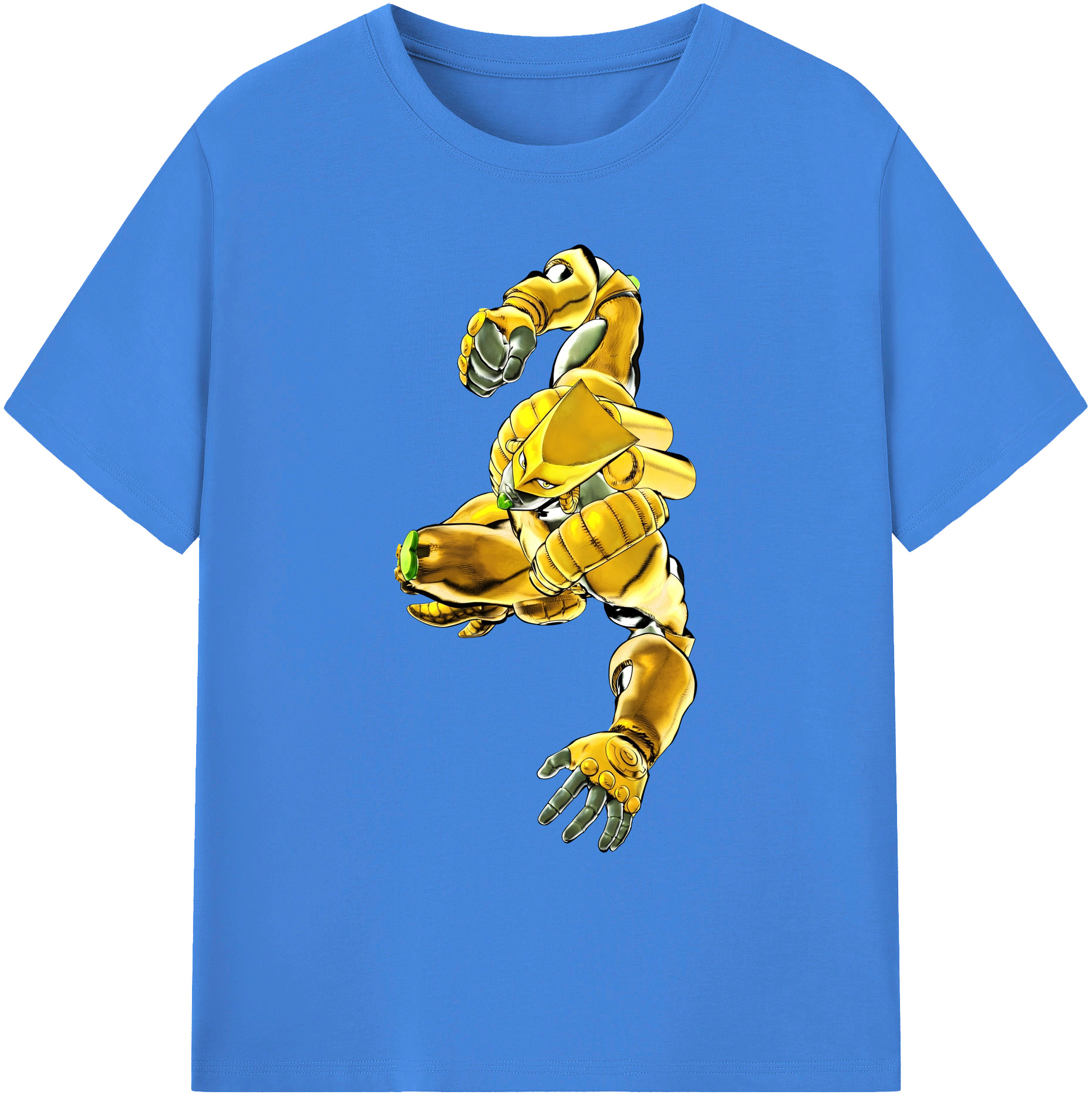 （画像用） ジョジョの奇妙な冒険 ディオ?ブランドー JoJo's Bizarre Adventure Dio Brando 綿100％ メンズ半袖Tシャツ｜肌触りやわらか＆通気性