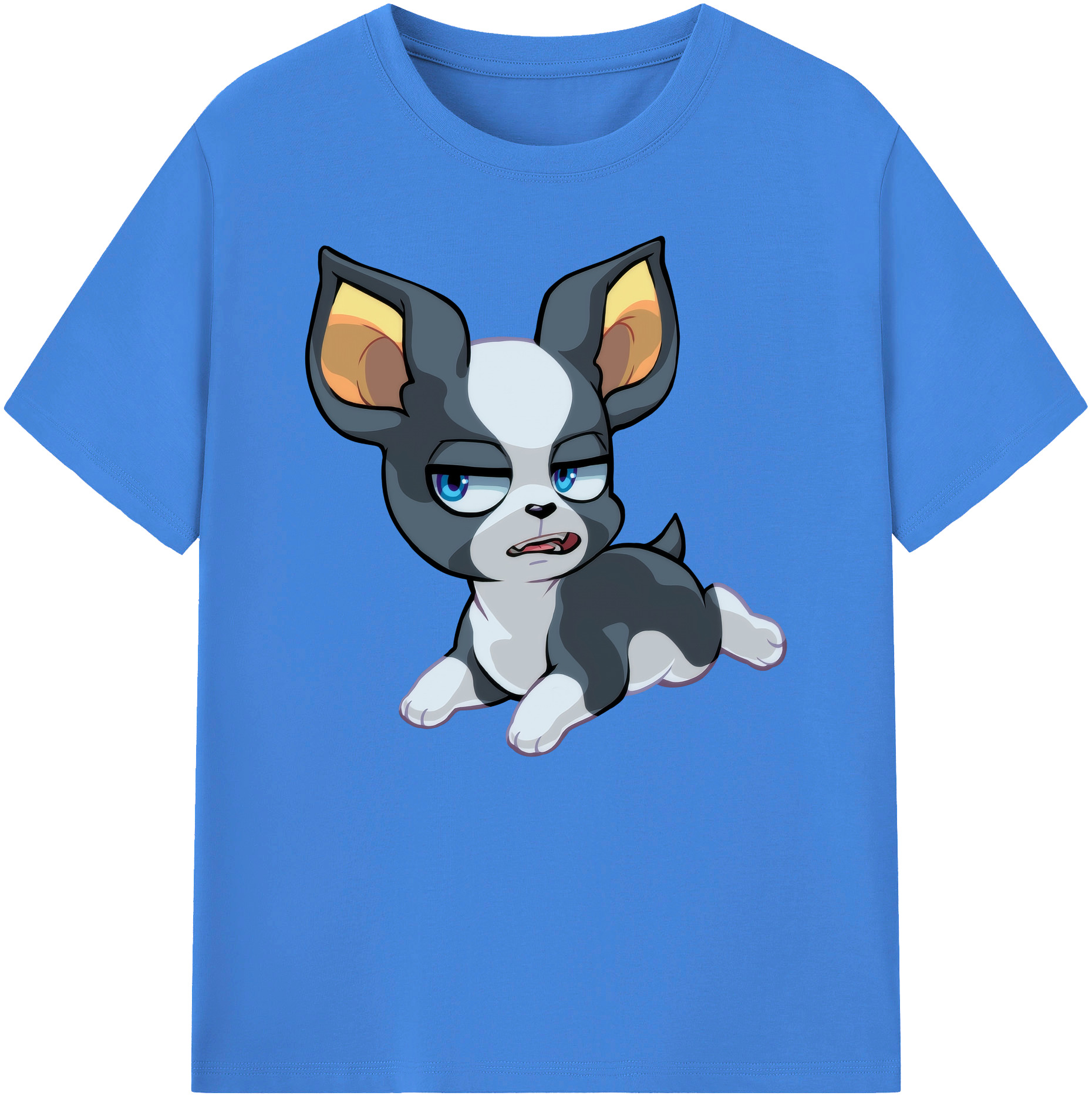 （画像用） ジョジョの奇妙な冒険 イギー JoJo's Bizarre Adventure Iggy 綿100％ メンズ半袖Tシャツ｜肌触りやわらか＆通気性